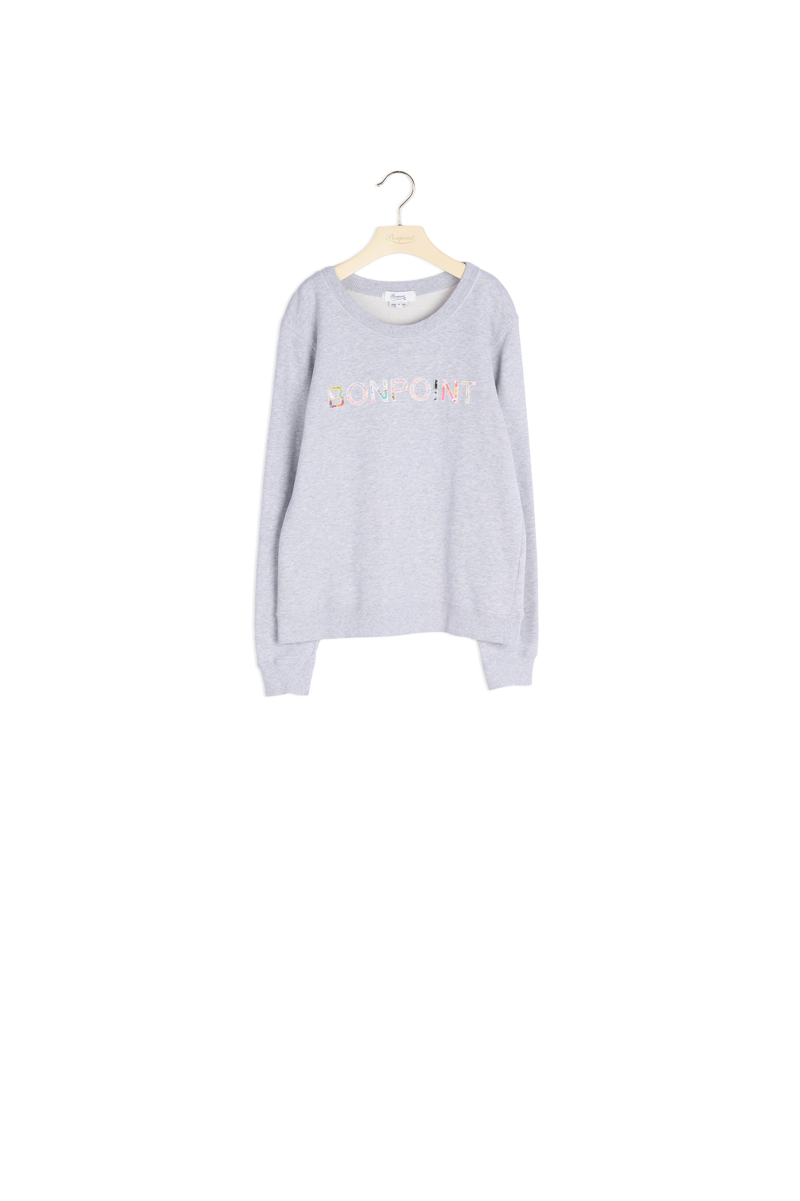 Sweatshirt avec applications Liberty - Bonpoint vintage