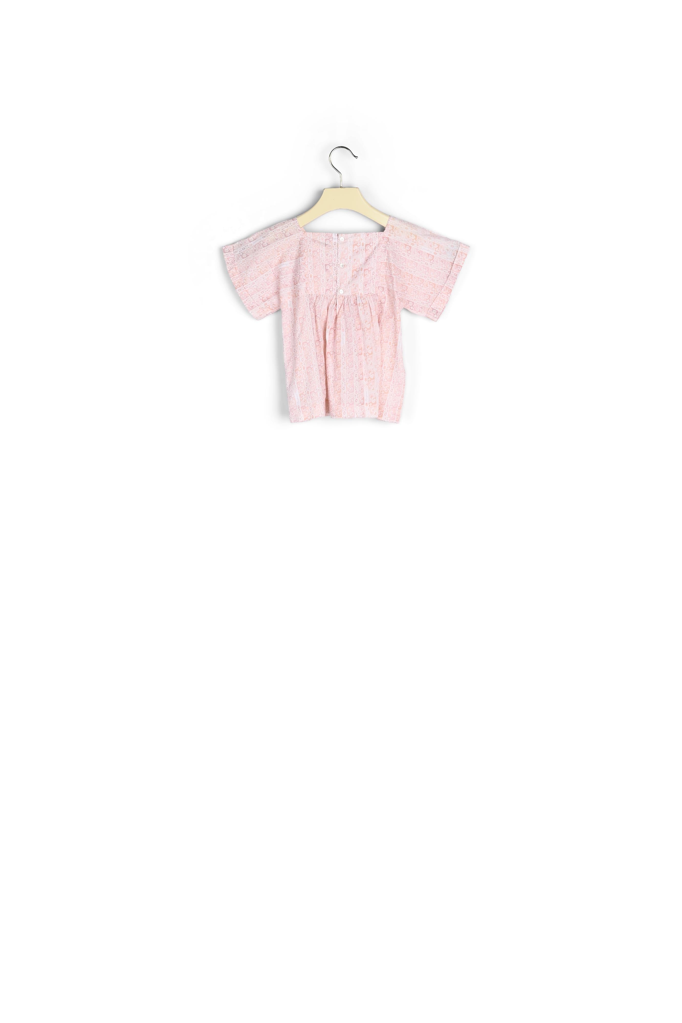 Blouse smockée en tissu Liberty - Bonpoint vintage