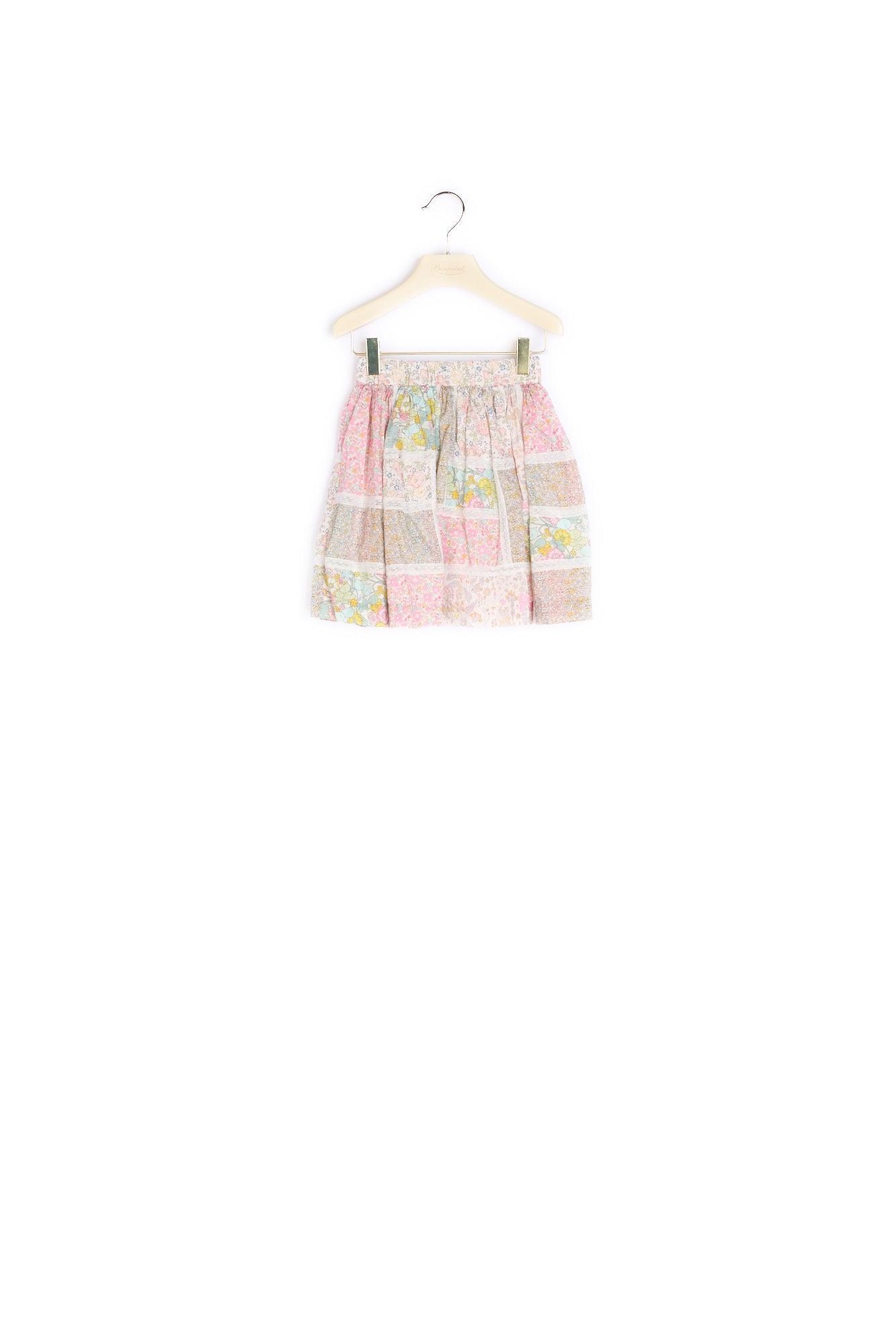 Jupe Suzon patchwork liberty - Bonpoint vintage