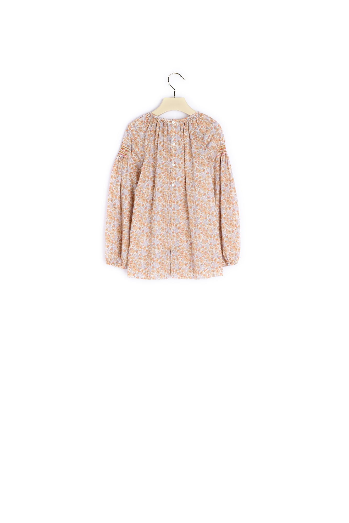 Blouse Liberty smockée fille - Bonpoint vintage