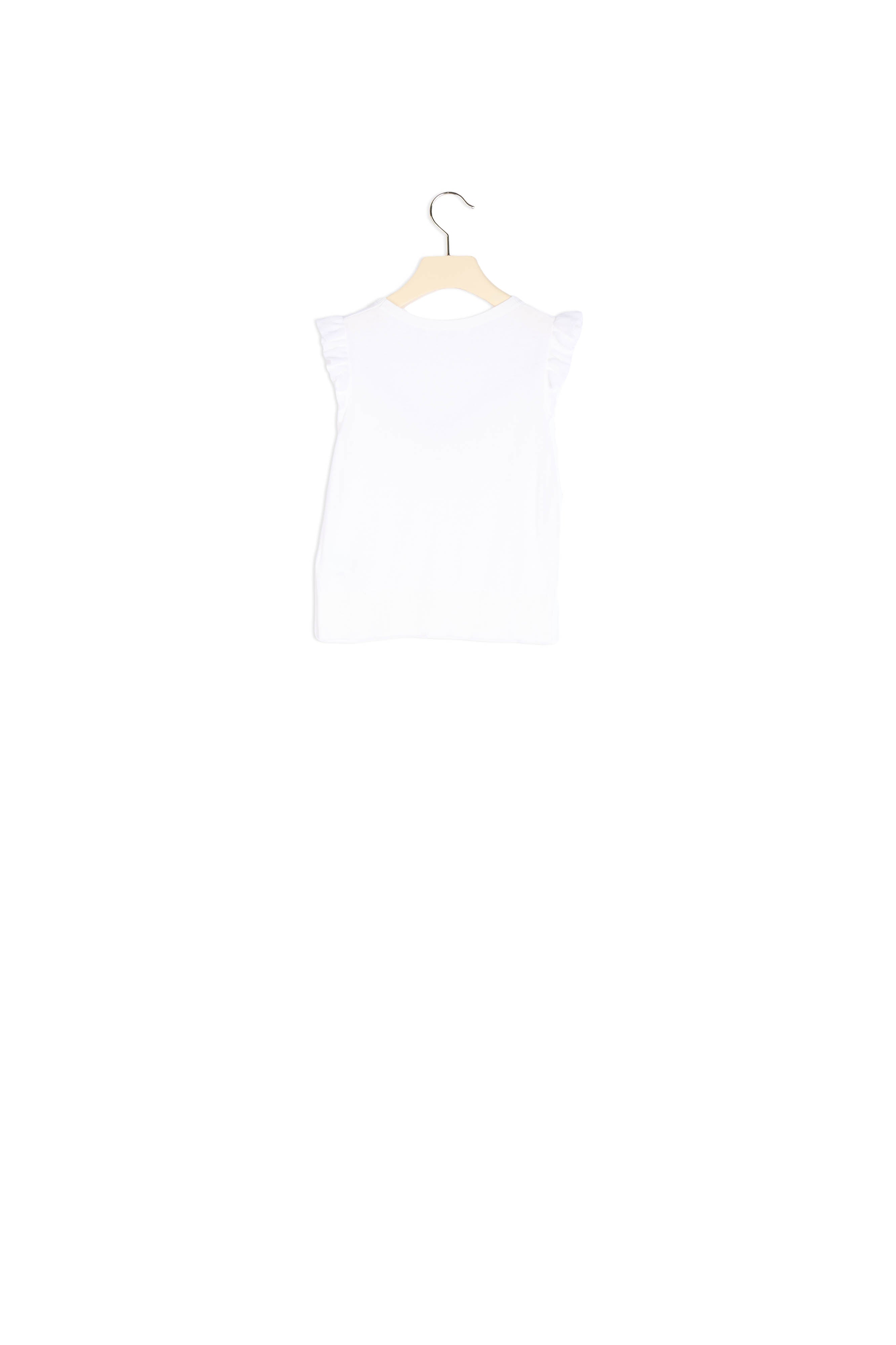 Pull en coton avec volants - Bonpoint vintage