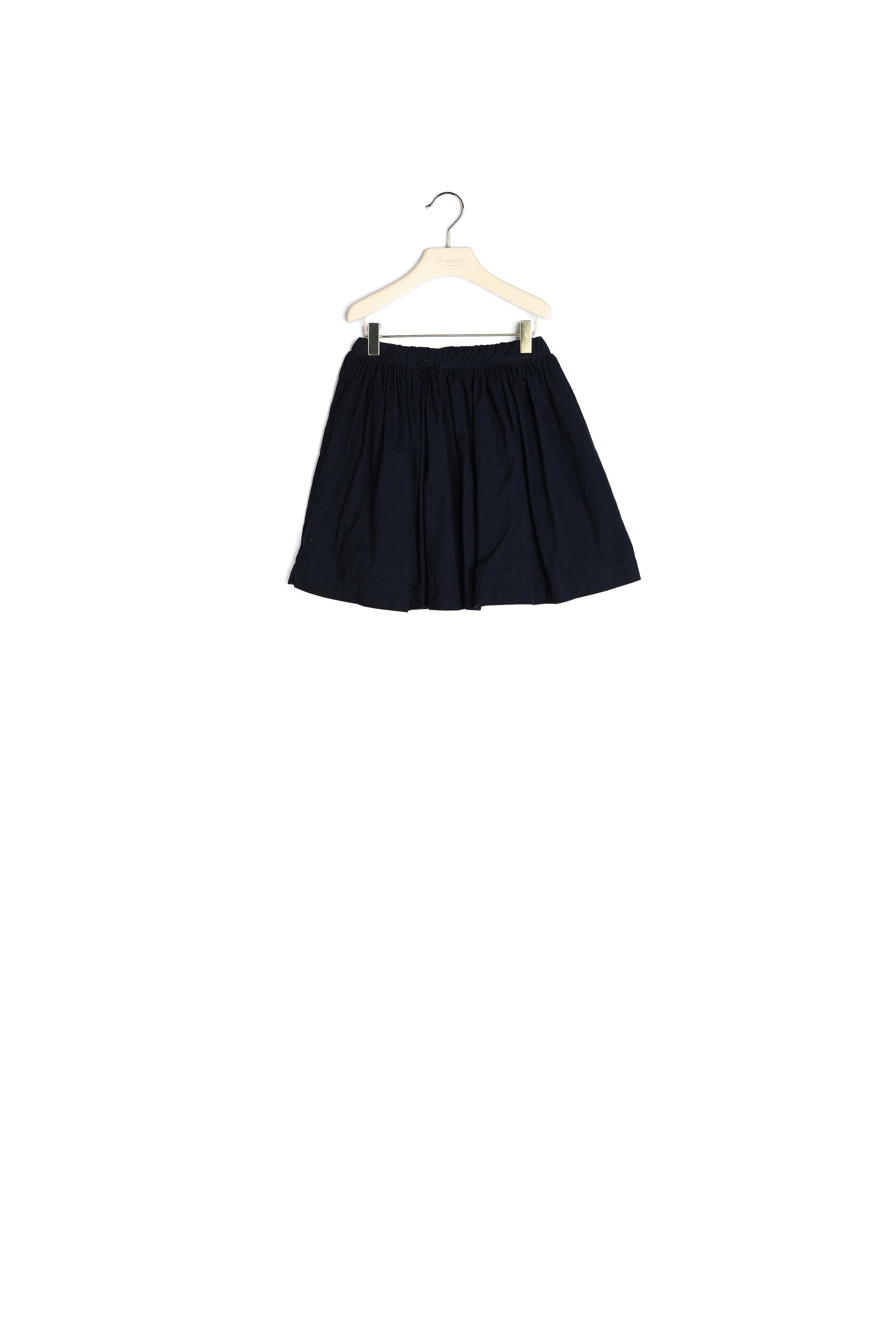 Jupe courte ample en velours milleplumes - Bonpoint vintage