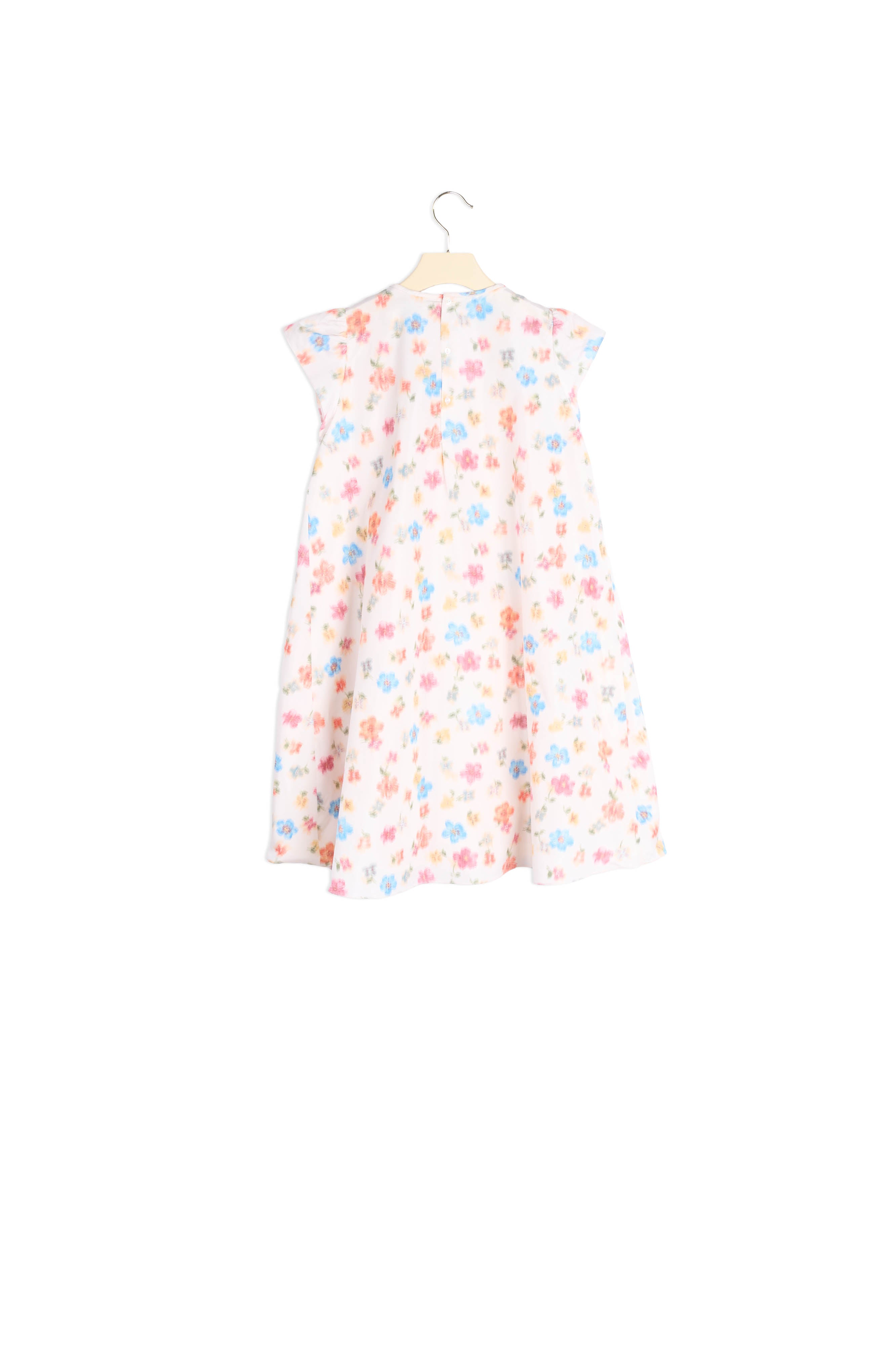Robe en taffetas smockée - Bonpoint vintage
