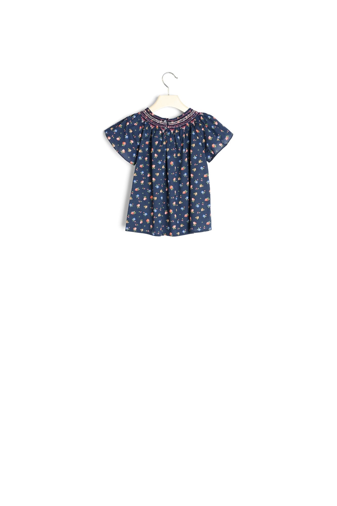 Blouse smockée tissu Liberty exclusif - Bonpoint vintage