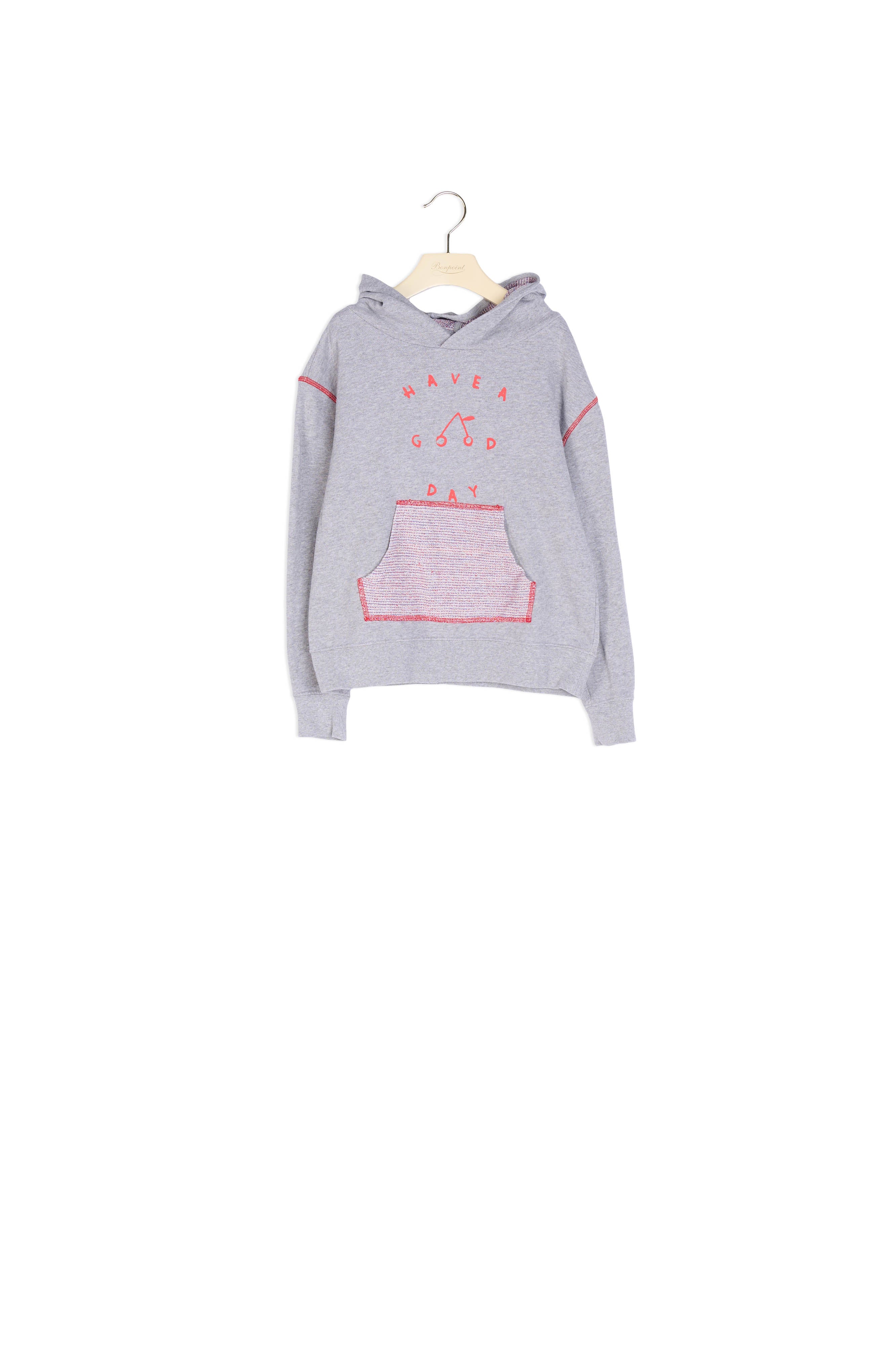 Sweat à capuche fille - Bonpoint vintage