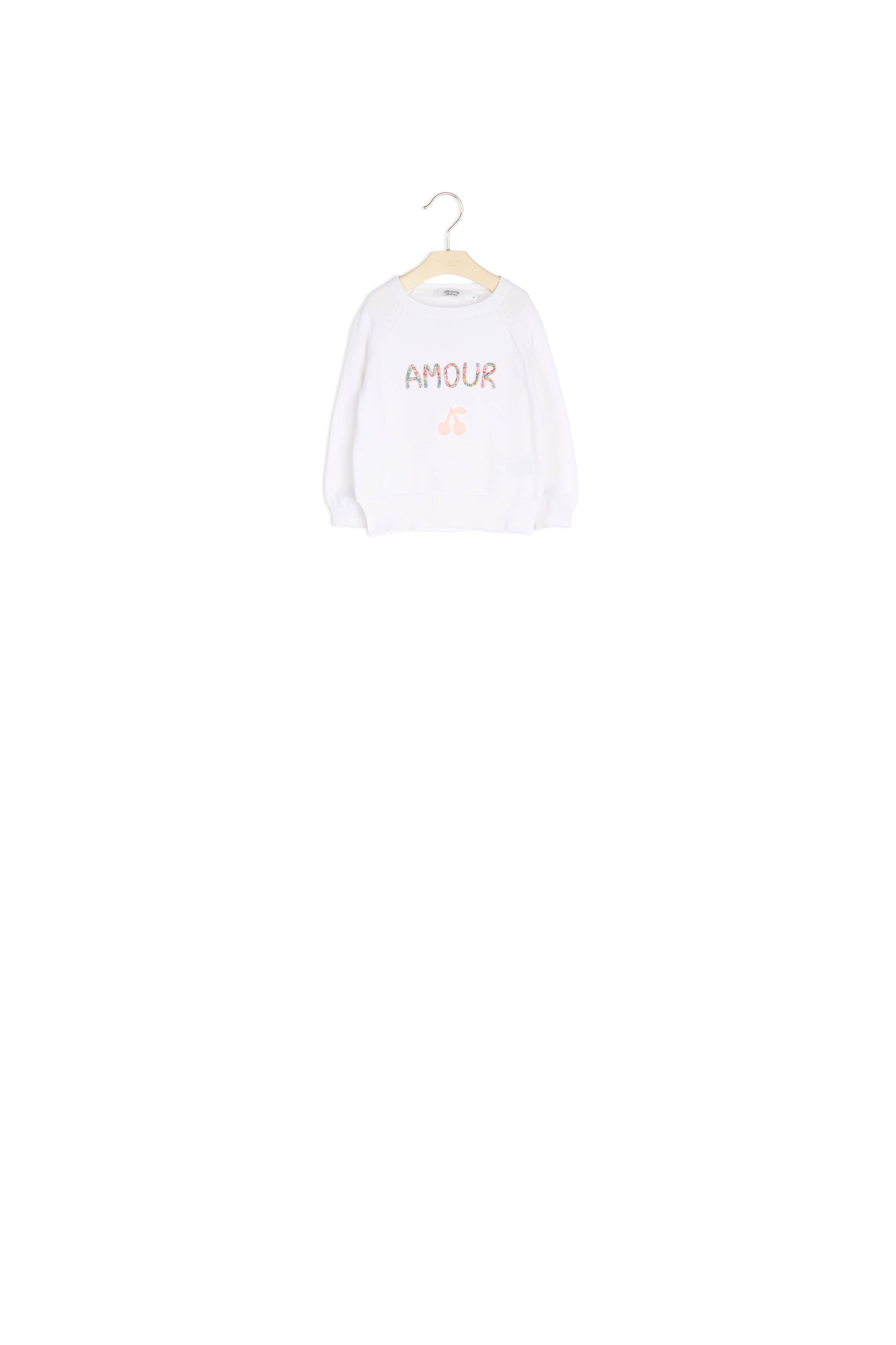 Pull Liberty et Cerise - Bonpoint vintage