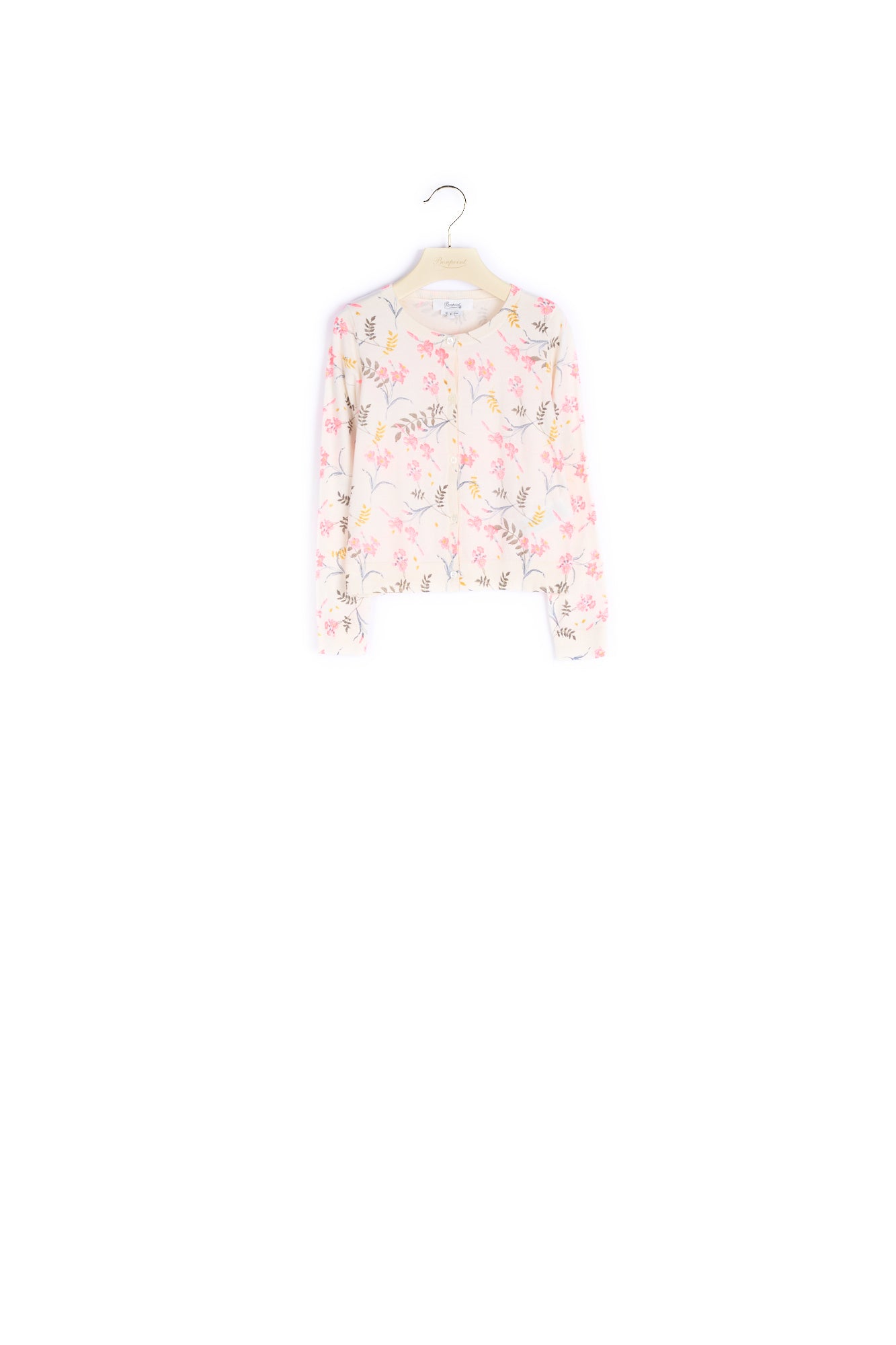 Cardigan en coton imprimé - Bonpoint vintage
