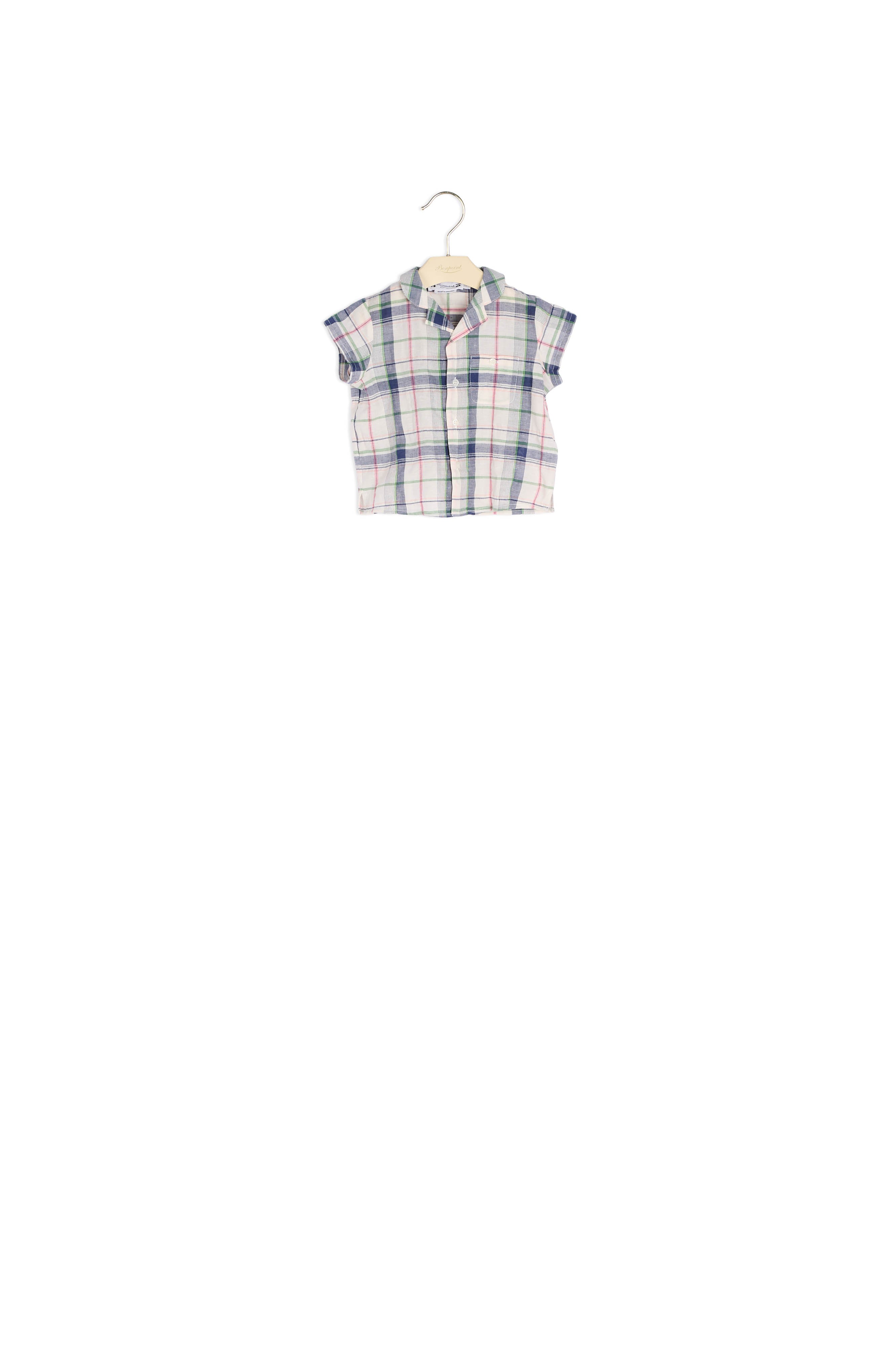Chemise à manches courtes - Bonpoint vintage