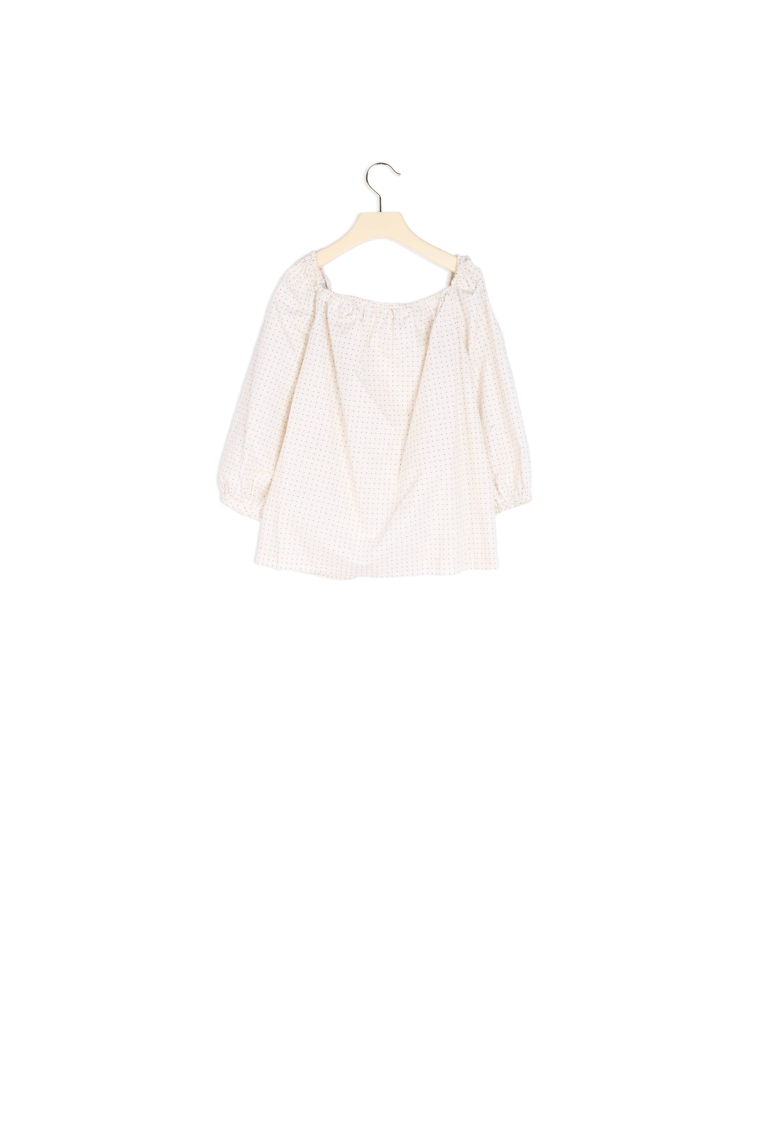 Blouse en voile de coton imprimé - Bonpoint vintage