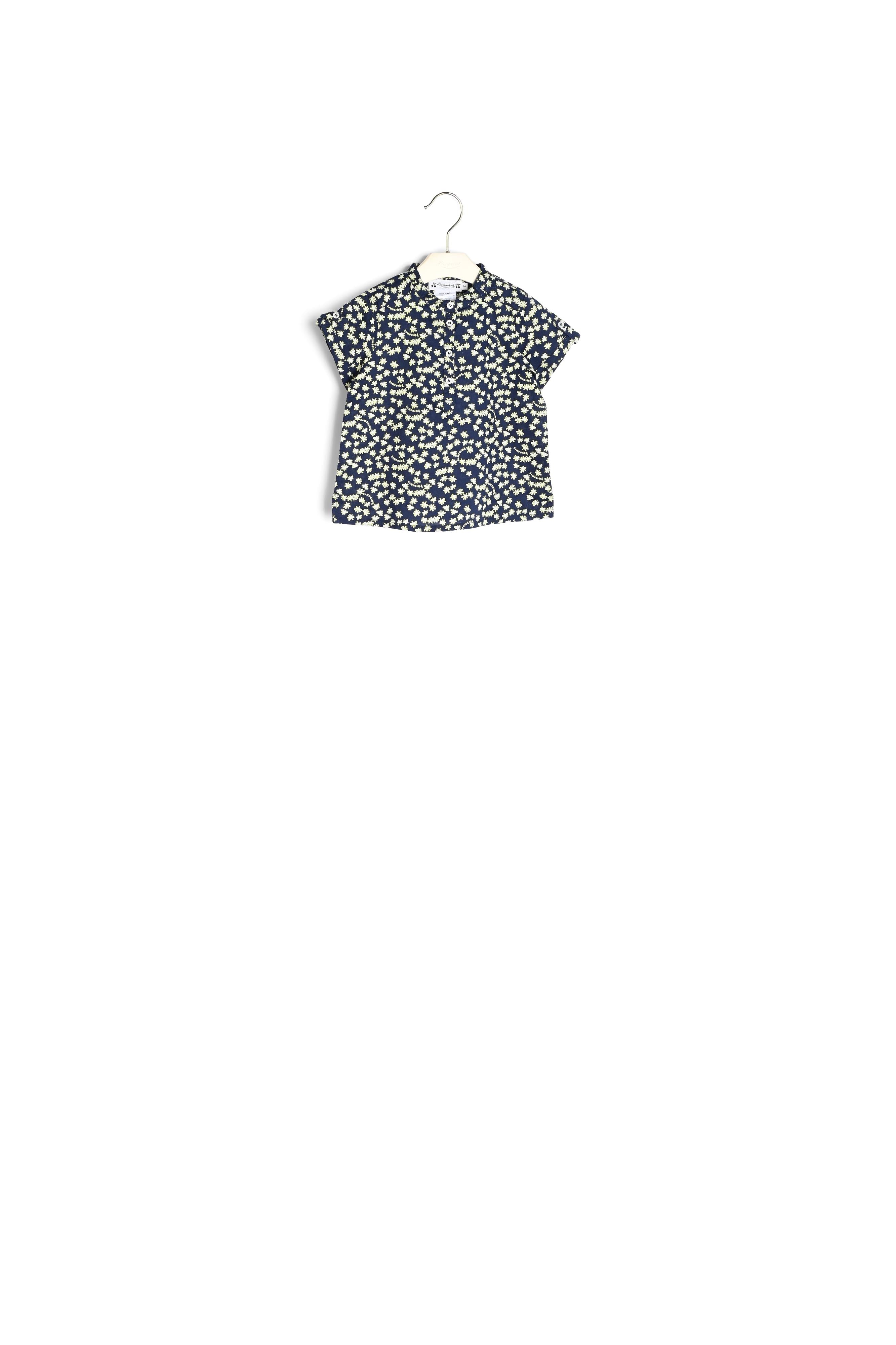 Chemise en coton imprimé bébé - Bonpoint vintage