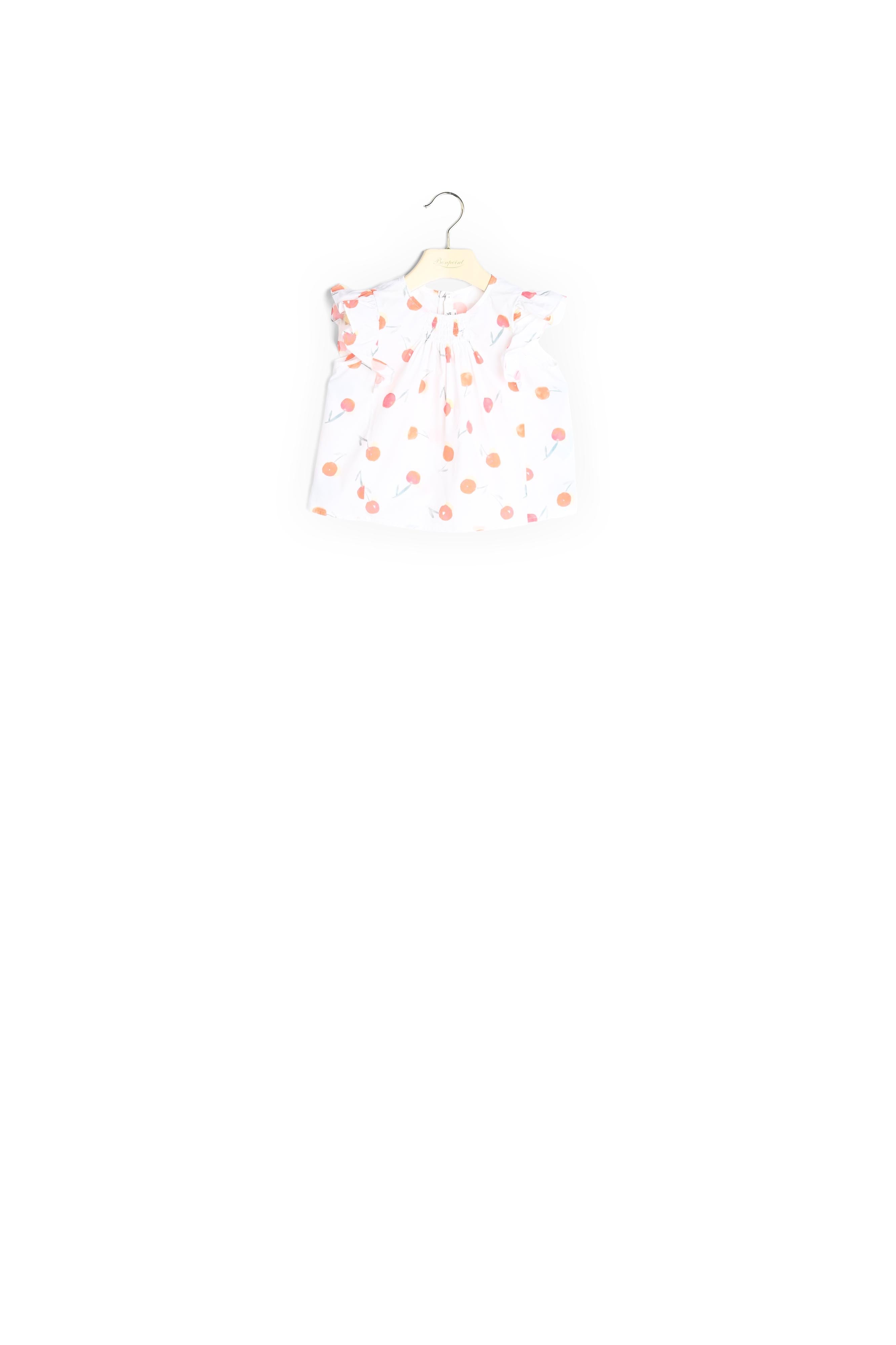 Blouse en popeline imprimée - Bonpoint vintage