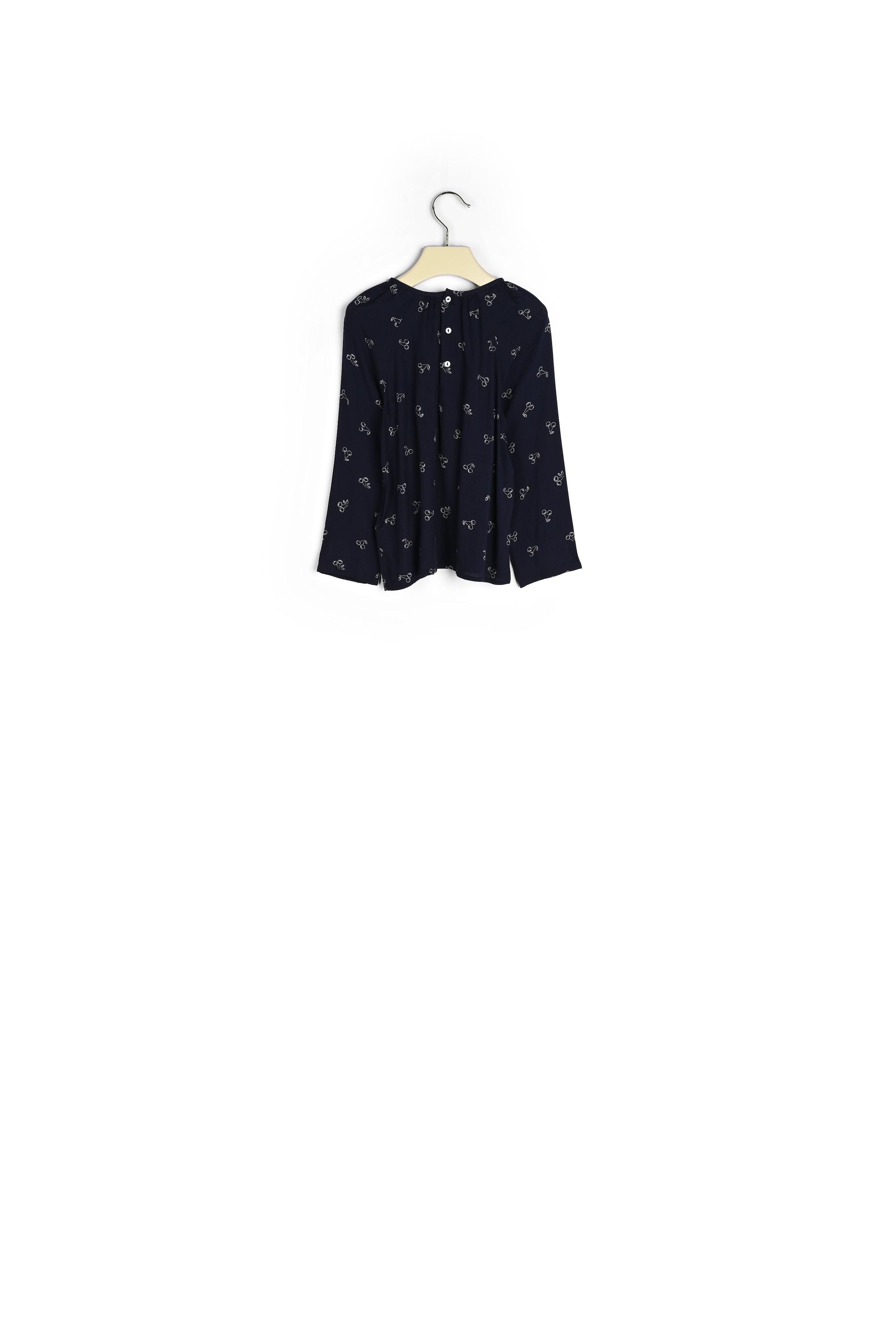 Blouse imprimée de cerises - Bonpoint vintage
