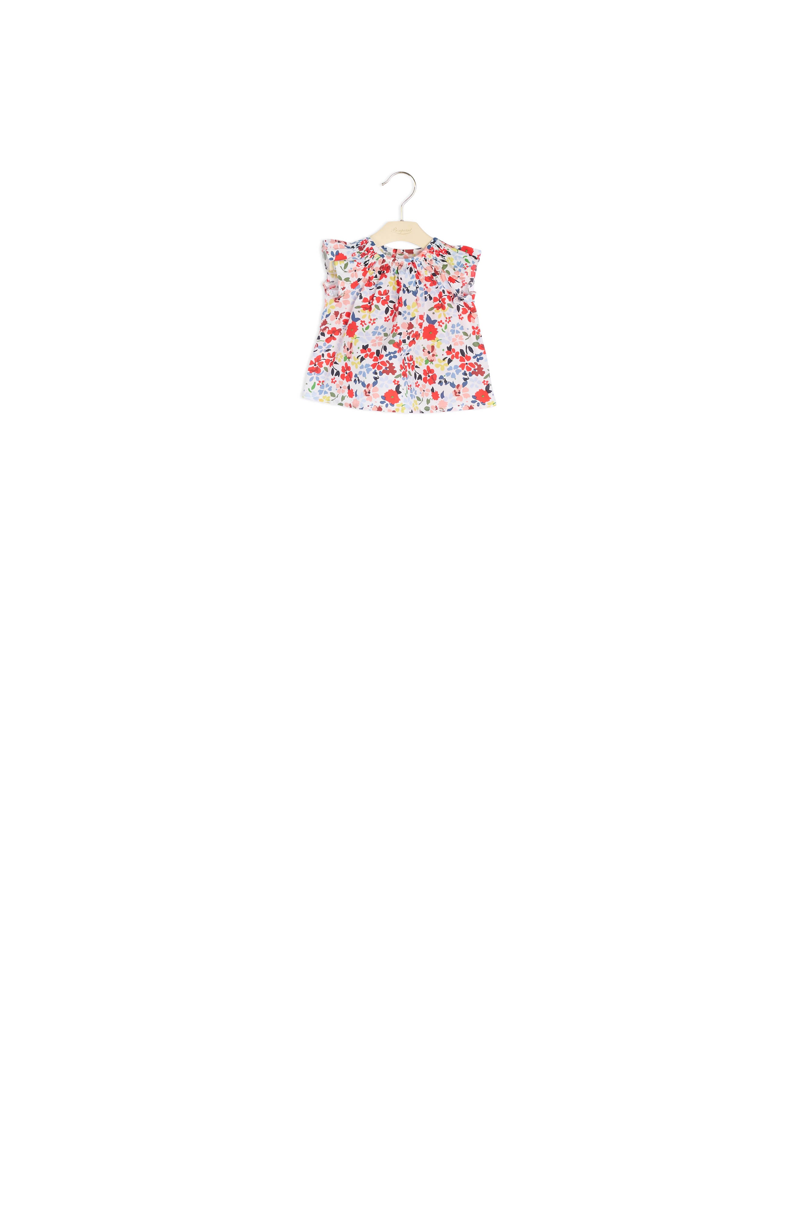 Blouse en popeline imprimée - Bonpoint vintage