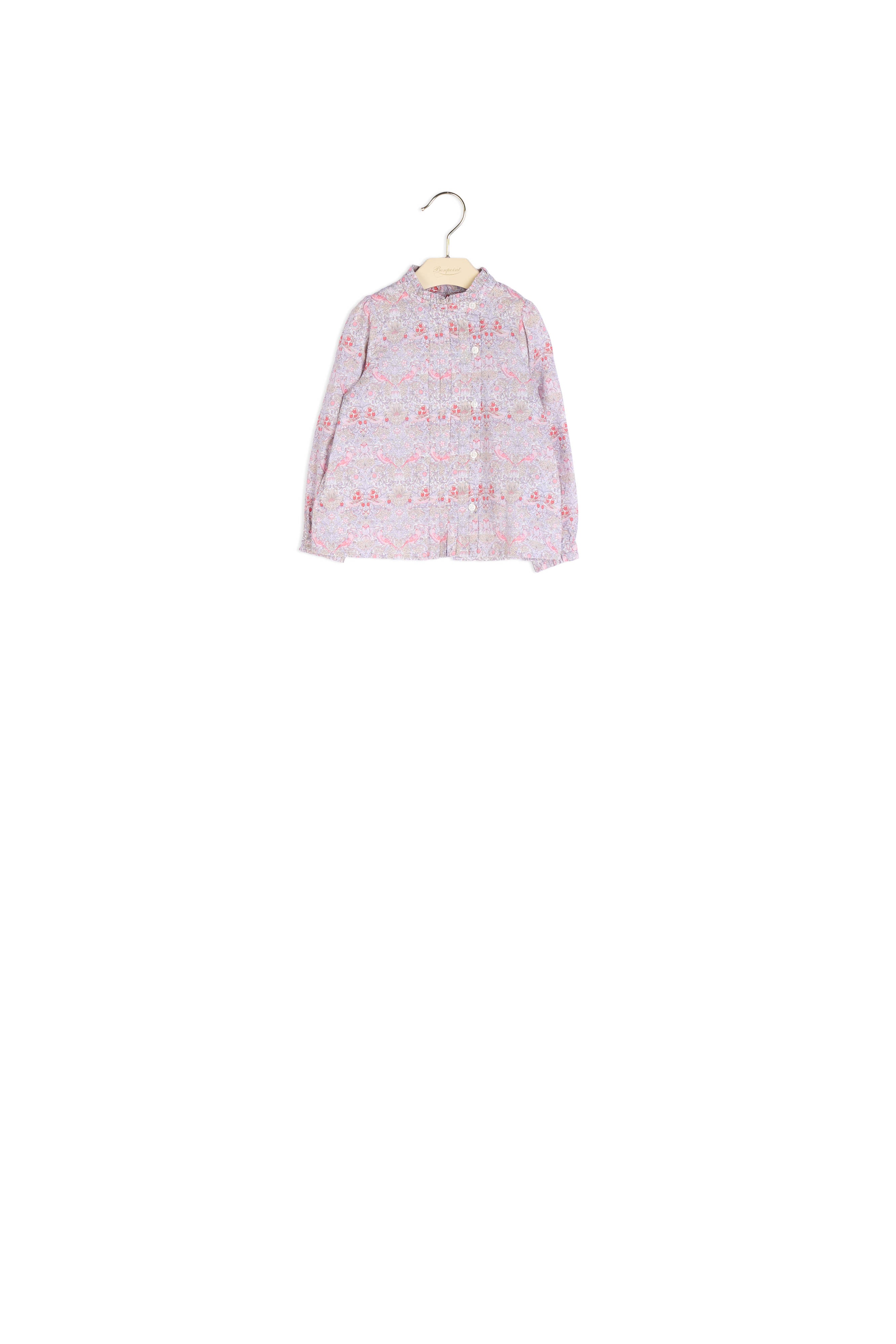 Blouse en tissu Liberty à plis - Bonpoint vintage