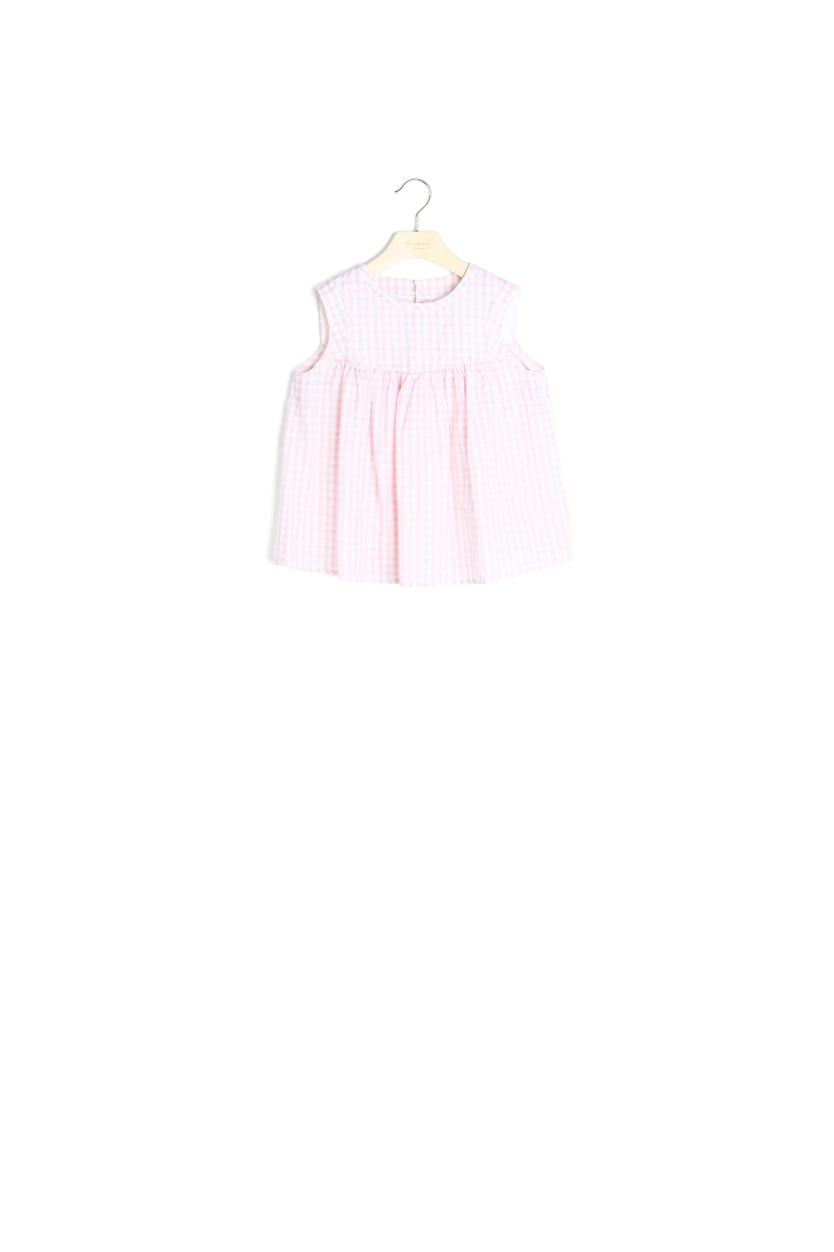 Blouse à carreaux - Bonpoint vintage