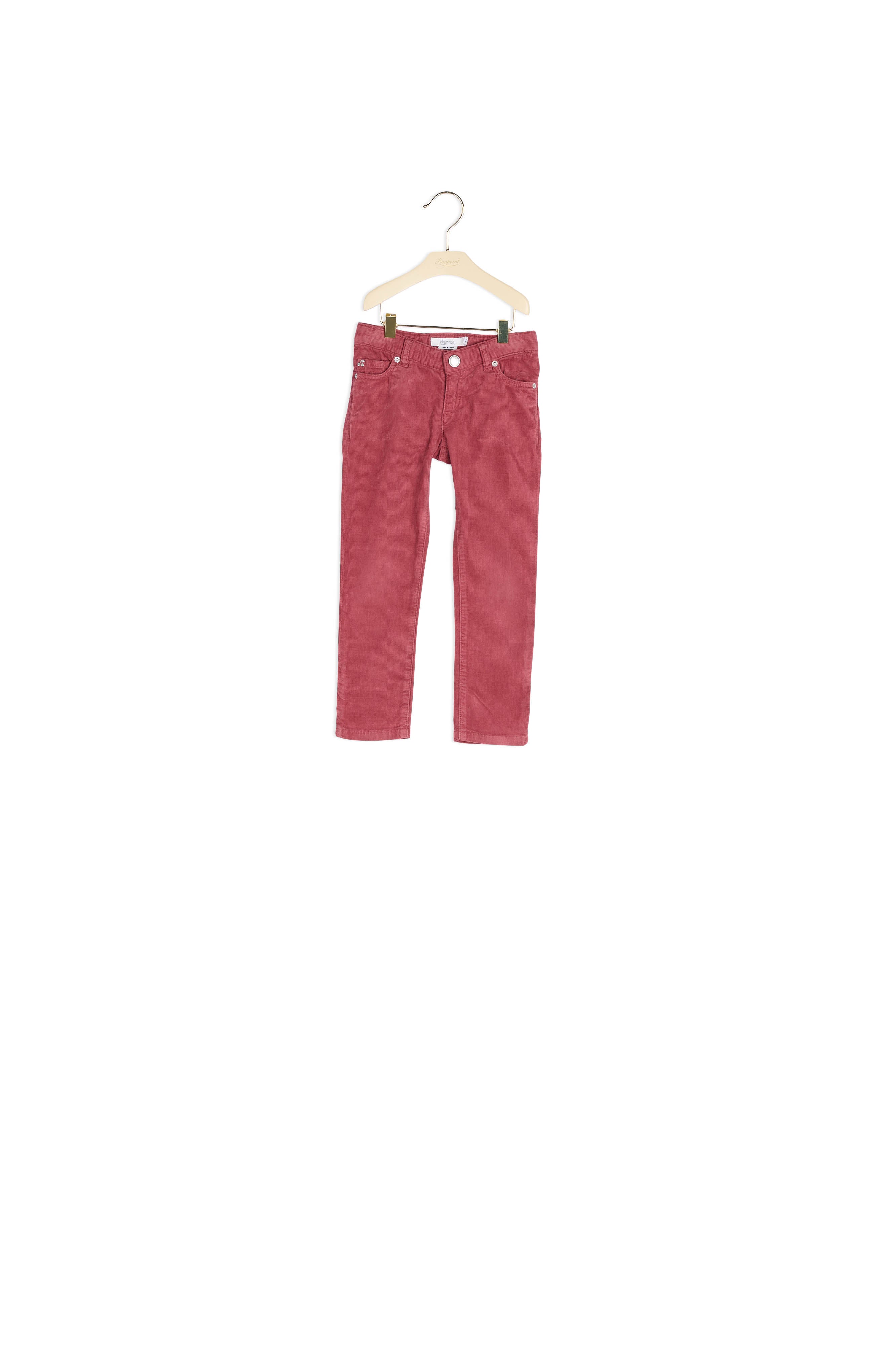 Pantalon slim fille en velours milleraies - Bonpoint vintage