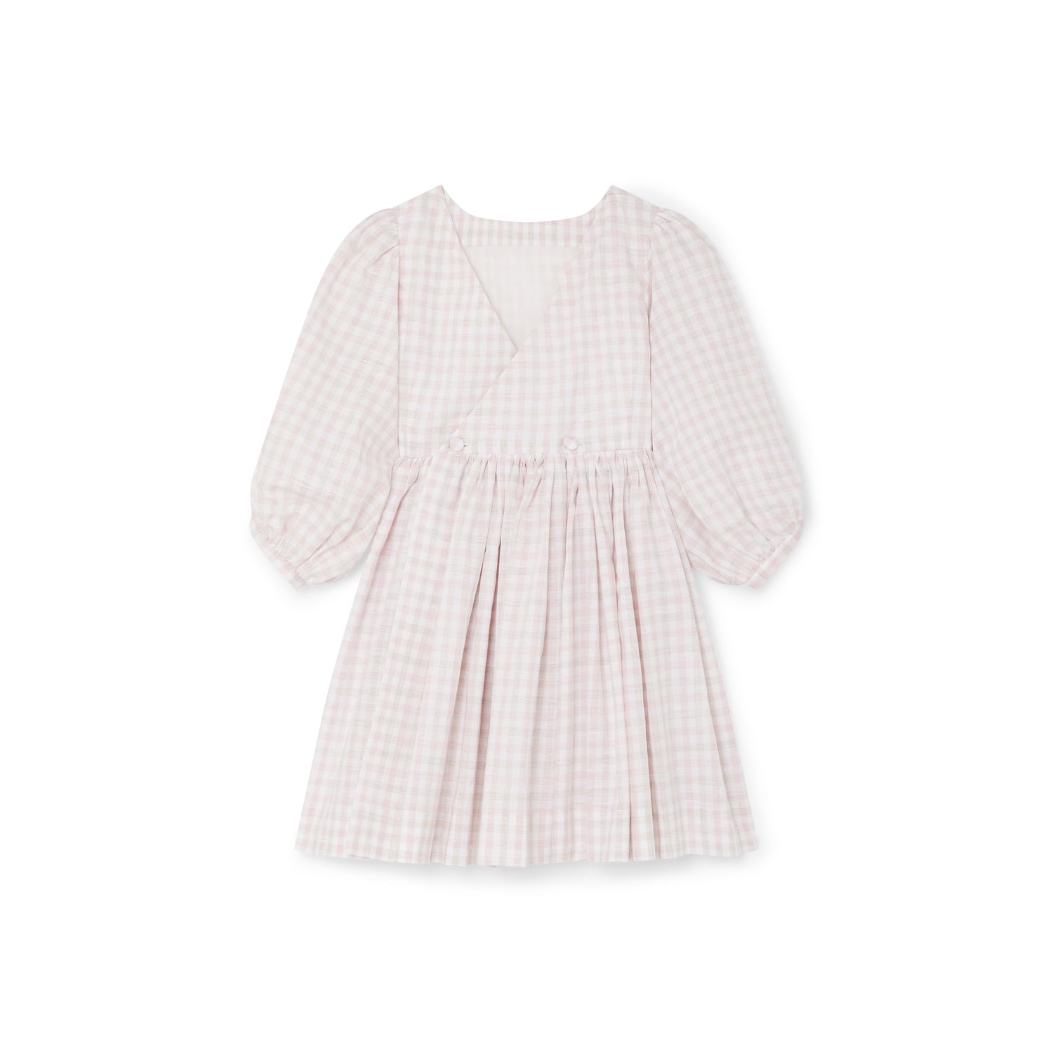 Robe en voile à carreaux - Bonpoint vintage