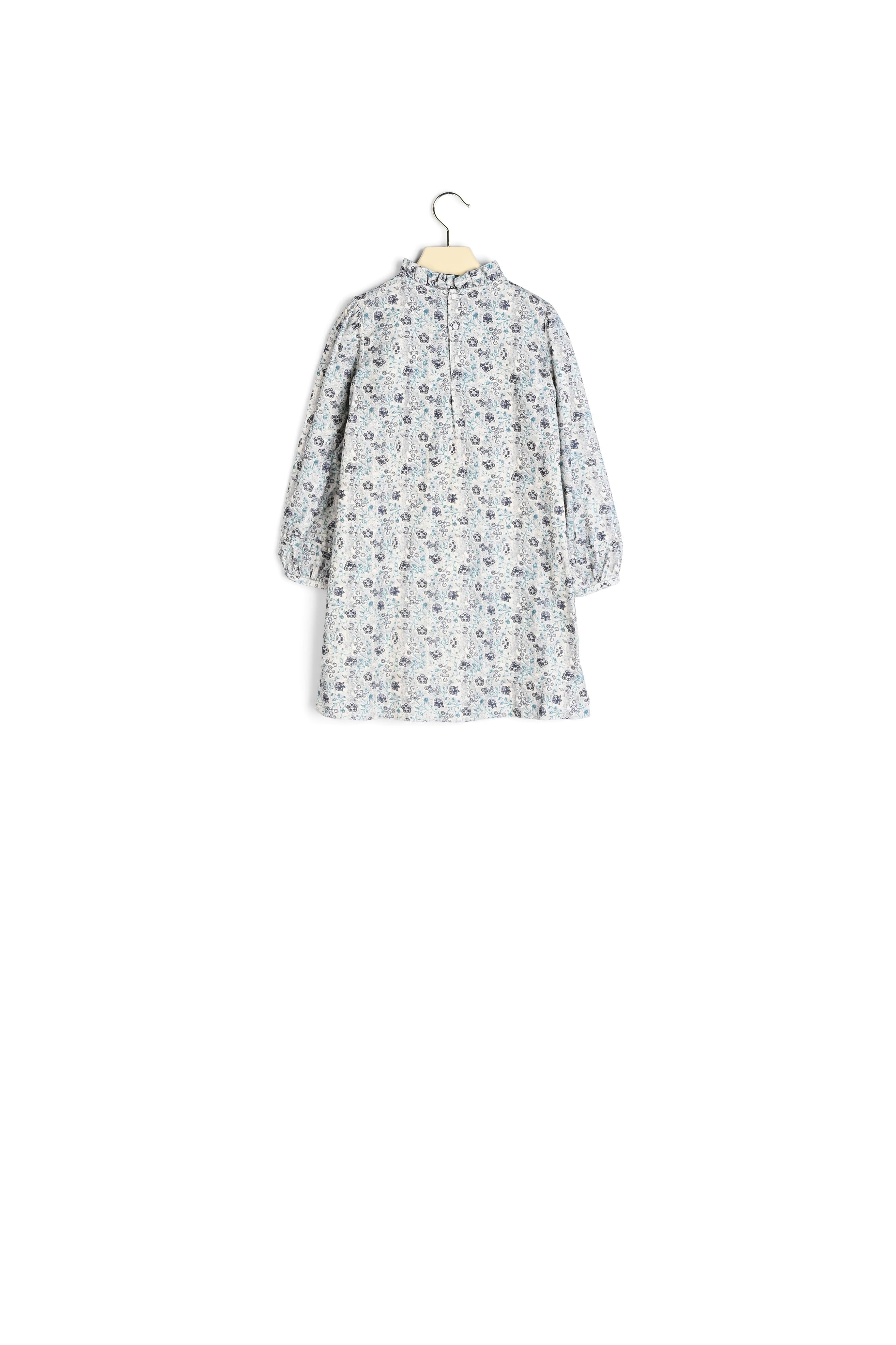 Robe en velours milleraies imprimé - Bonpoint vintage