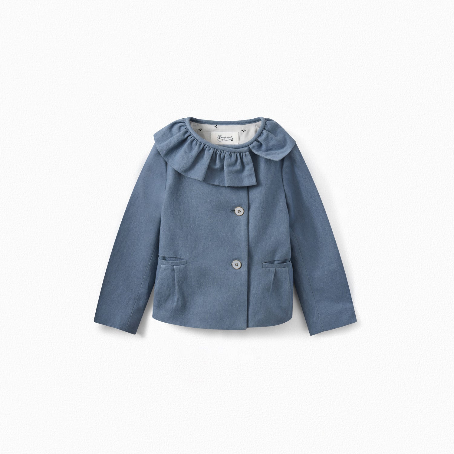 Veste à col volanté - Bonpoint vintage