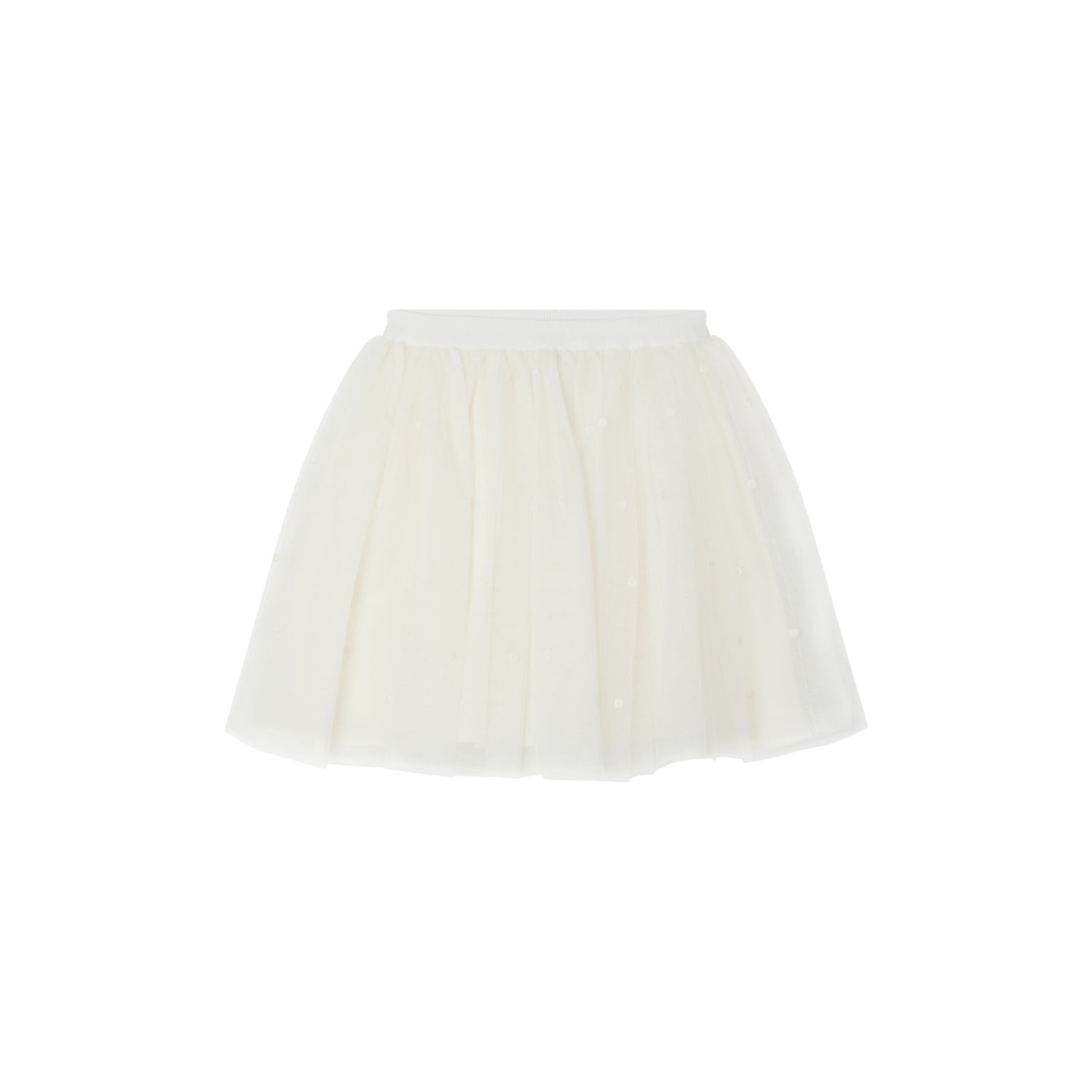 Jupe en tulle à pois brodés - Bonpoint vintage