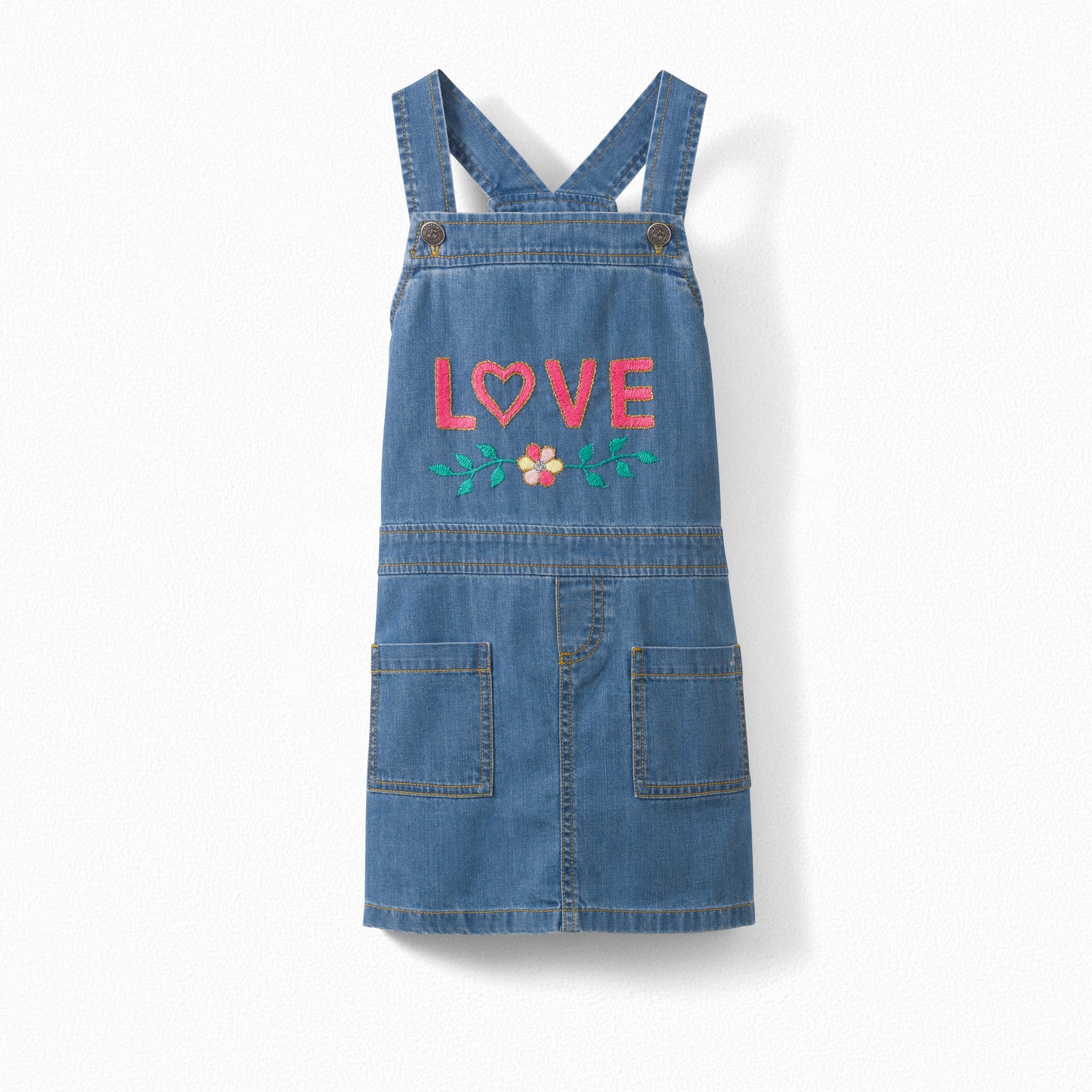 Robe en denim fille - Bonpoint vintage