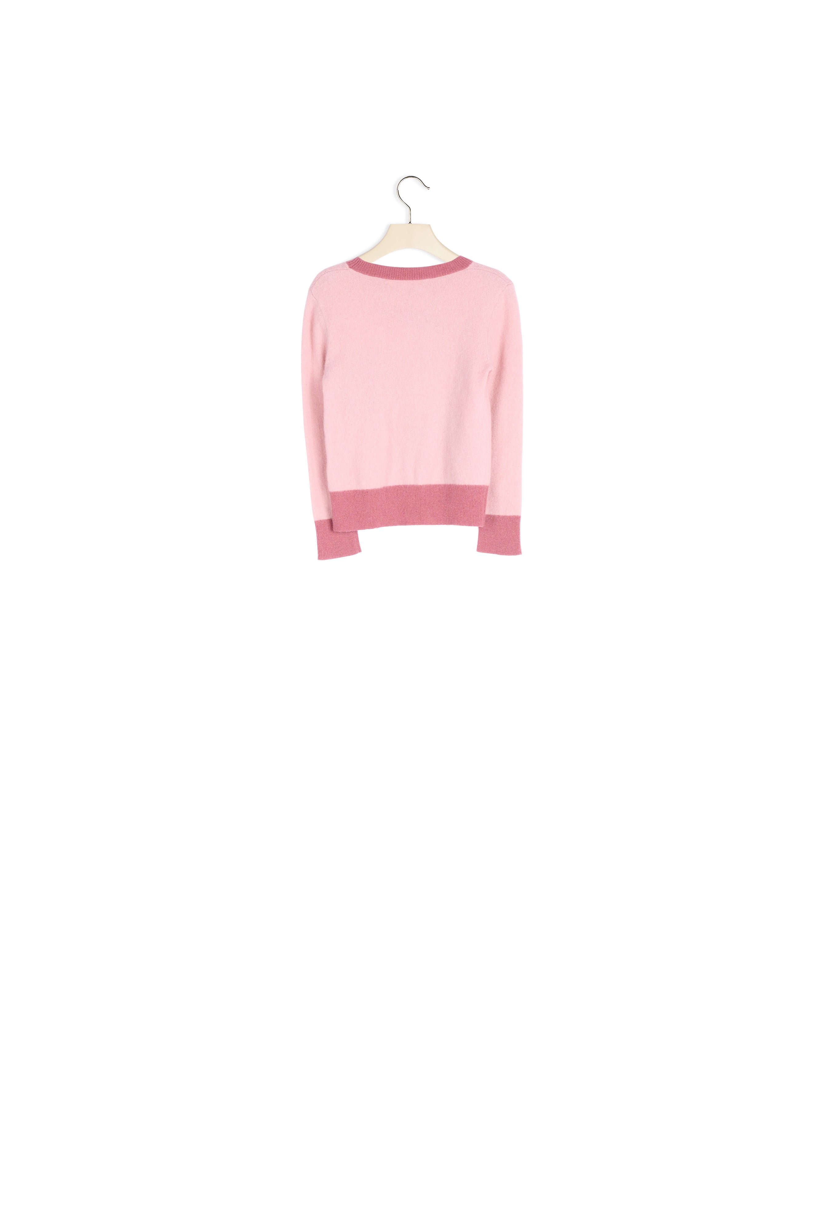 Pull cachemire avec cerises géantes - Bonpoint vintage