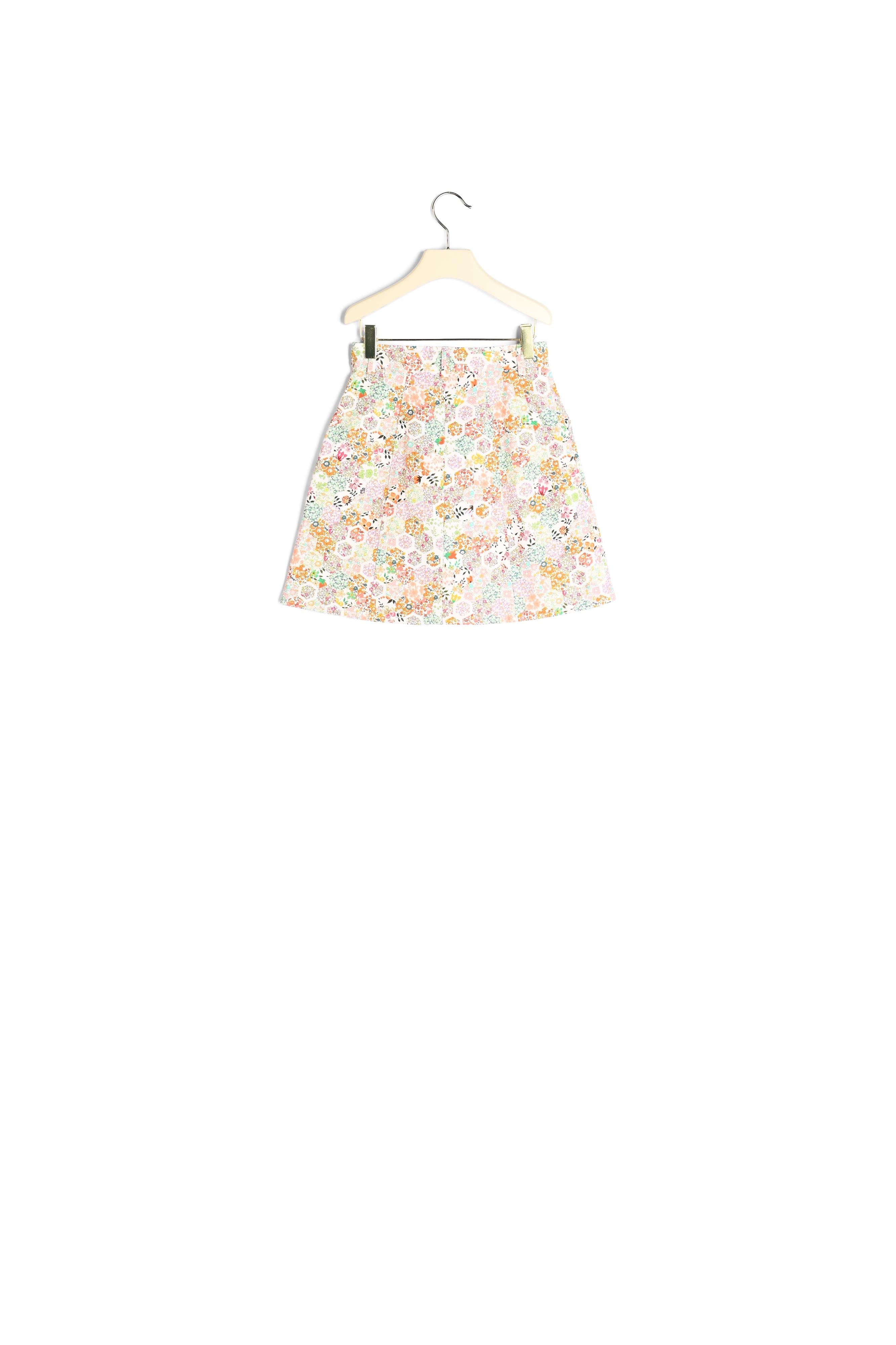 Jupe courte Nupe à motif Liberty - Bonpoint vintage
