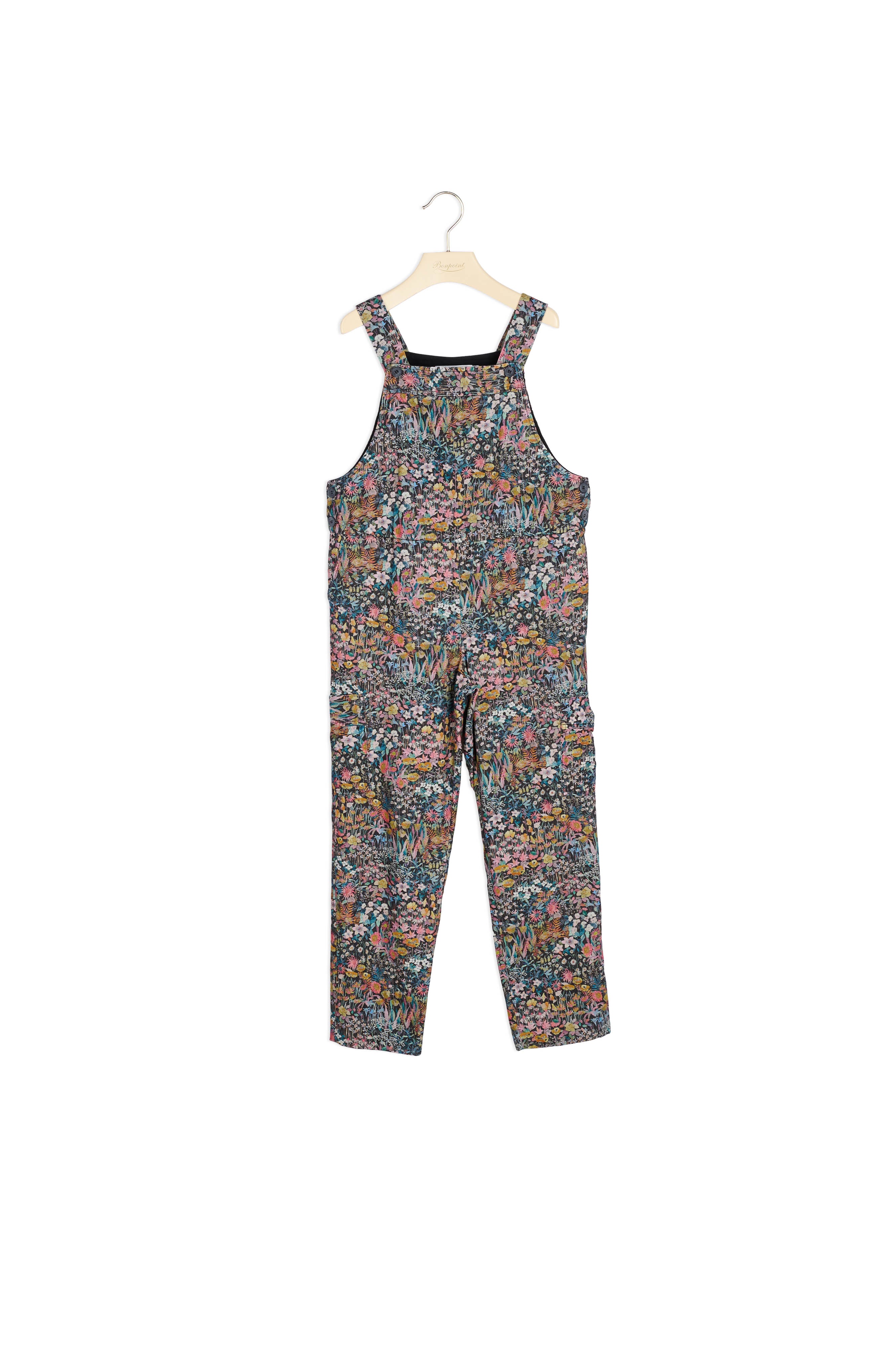 Salopette en tissu liberty velours - Bonpoint vintage