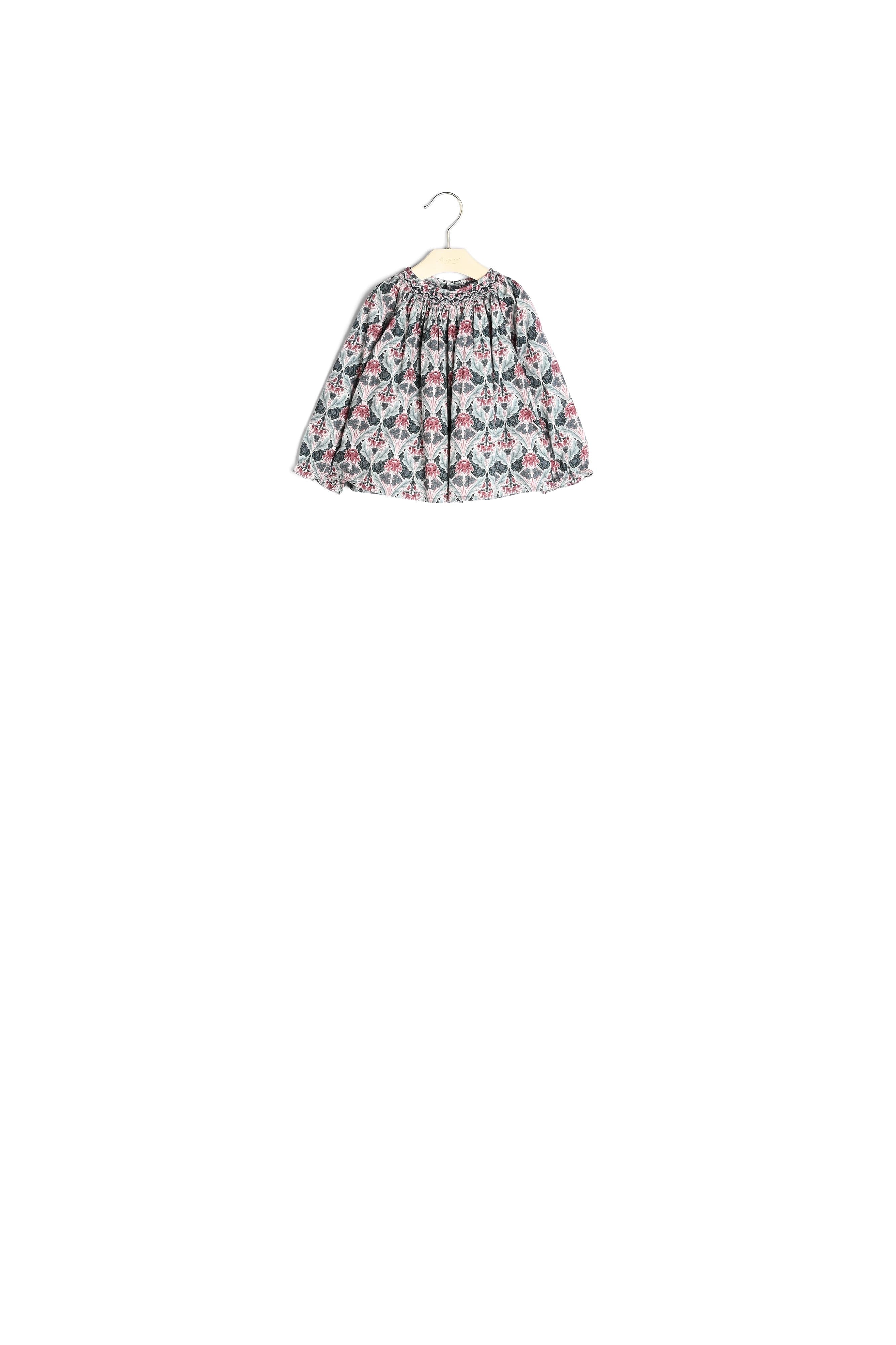 Blouse smockée Griotte - Bonpoint vintage