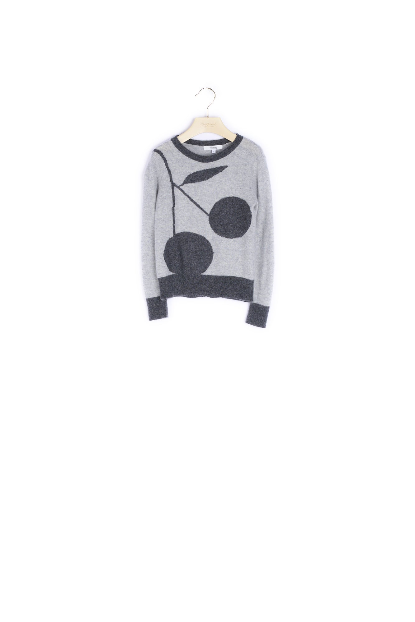 Pull cachemire avec cerises géantes - Bonpoint vintage