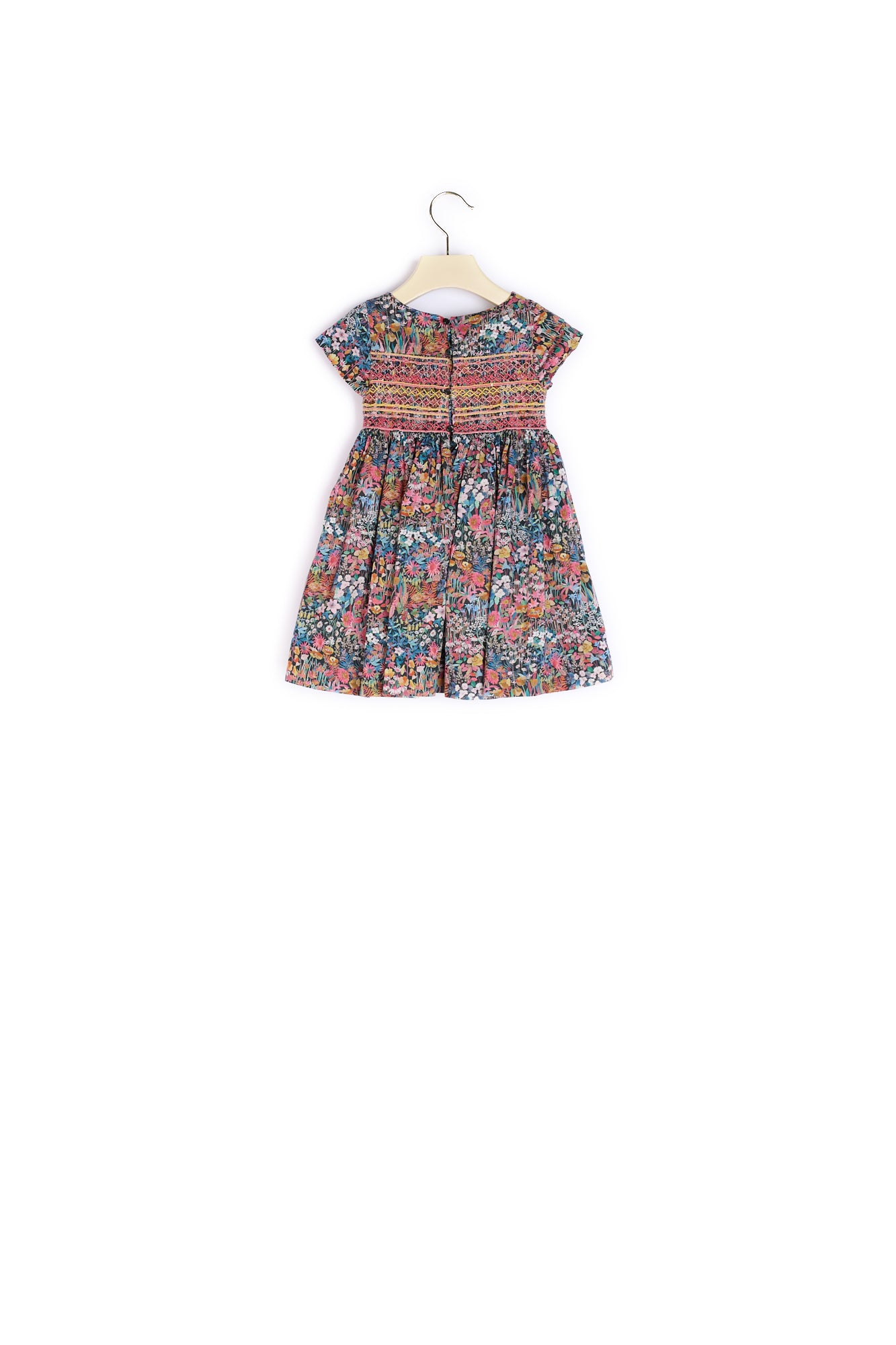 Robe en tissu Liberty fille - Bonpoint vintage