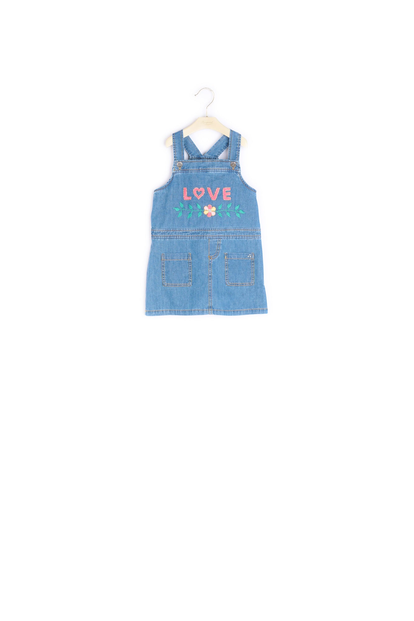 Robe en denim fille - Bonpoint vintage