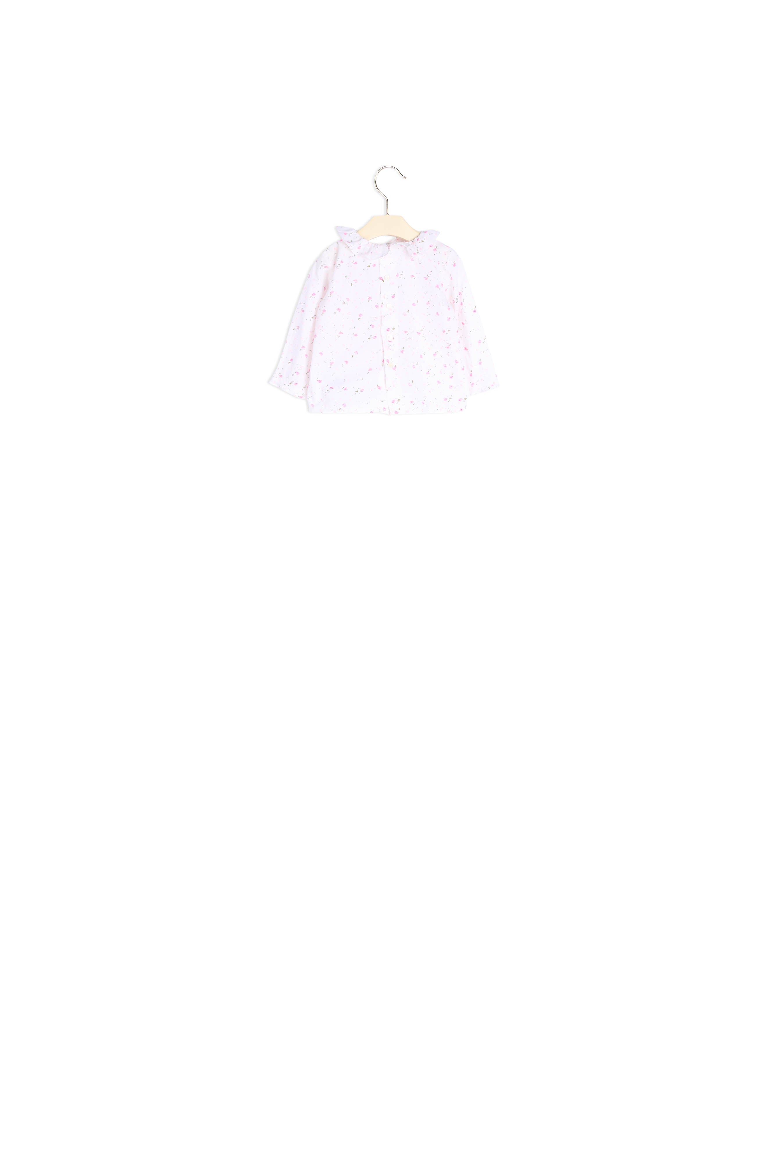 Blouse imprimée à col volanté - Bonpoint vintage