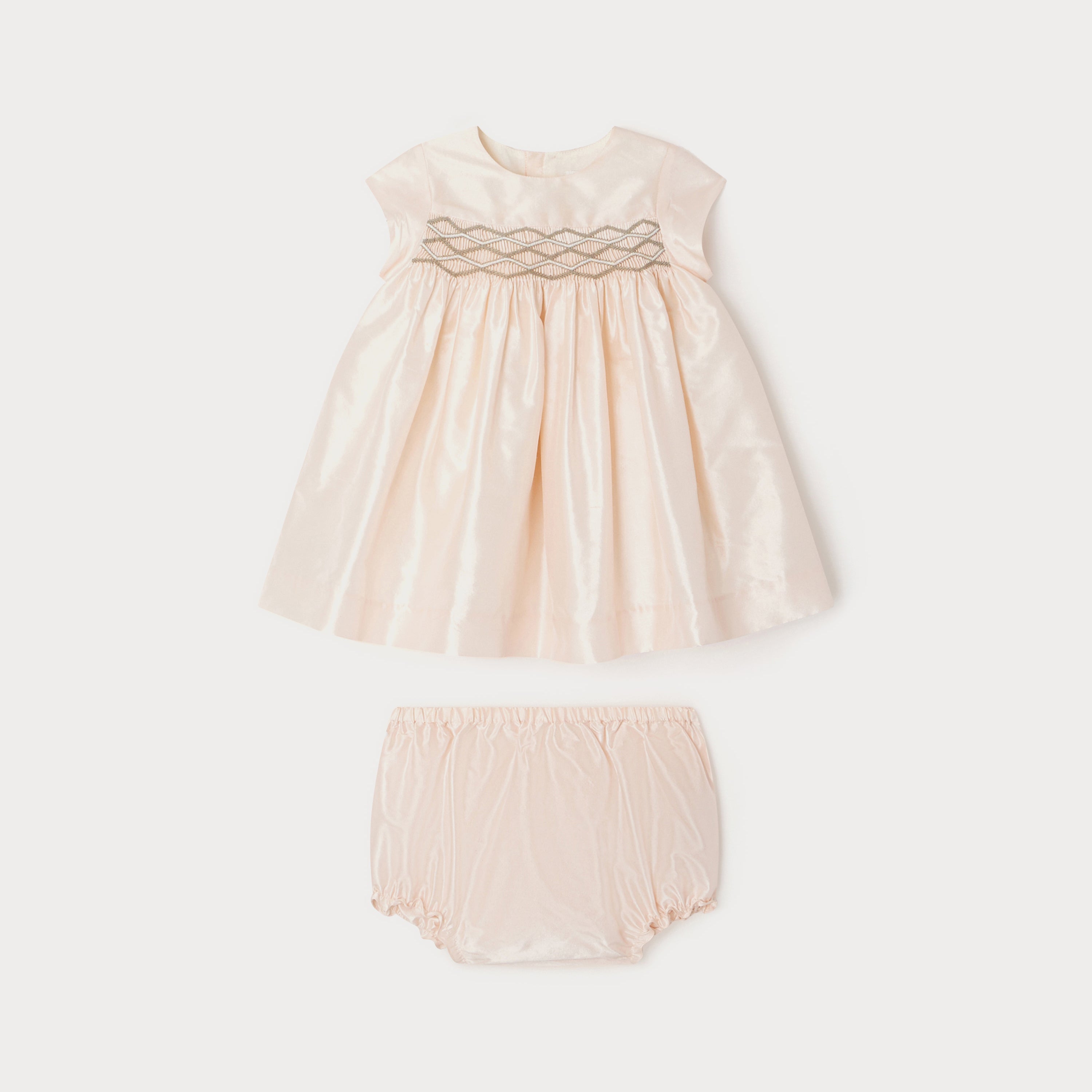 Robe habillée smockée Maruska - Bonpoint vintage