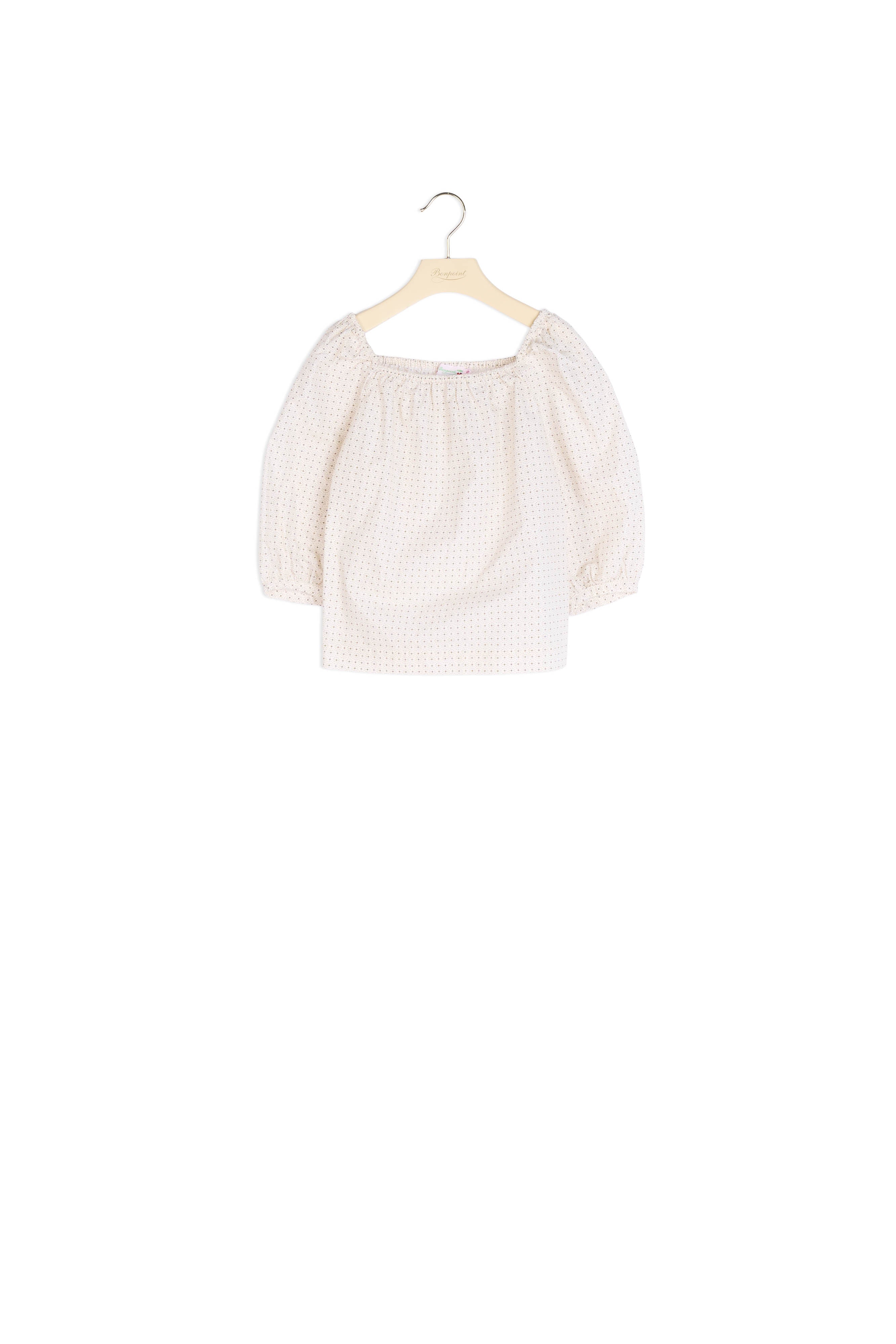 Blouse en voile de coton imprimé - Bonpoint vintage