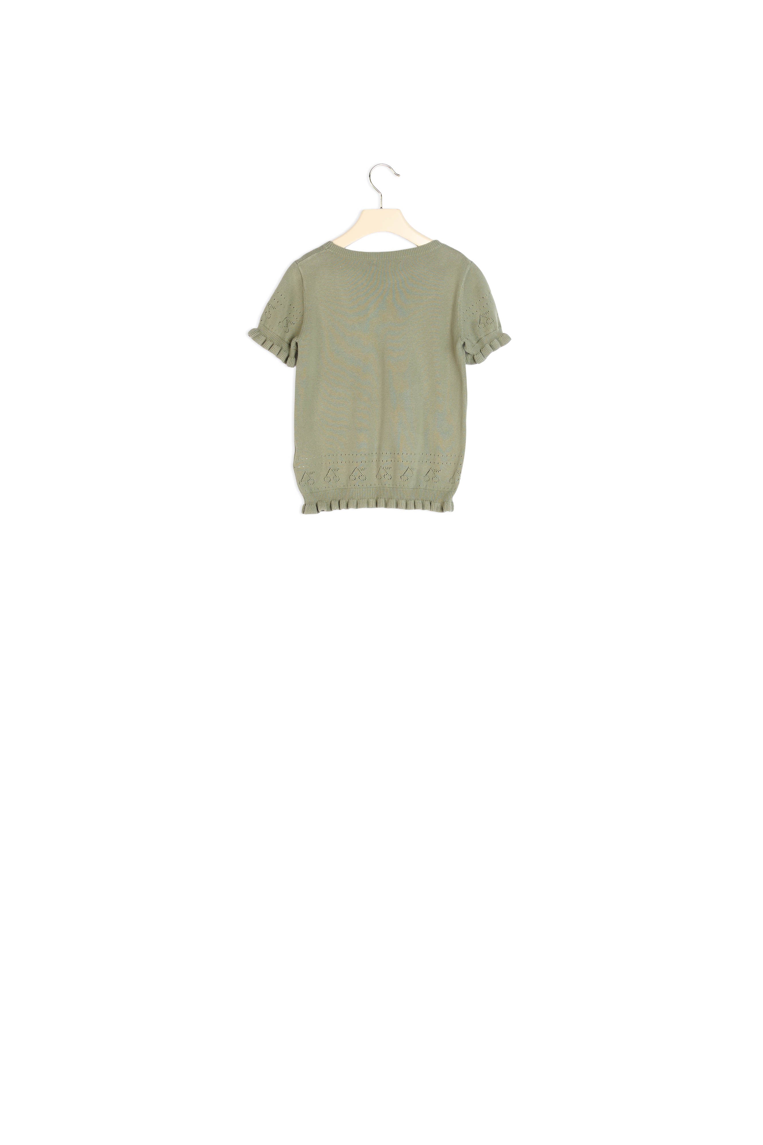 Pull en coton ajouré - Bonpoint vintage