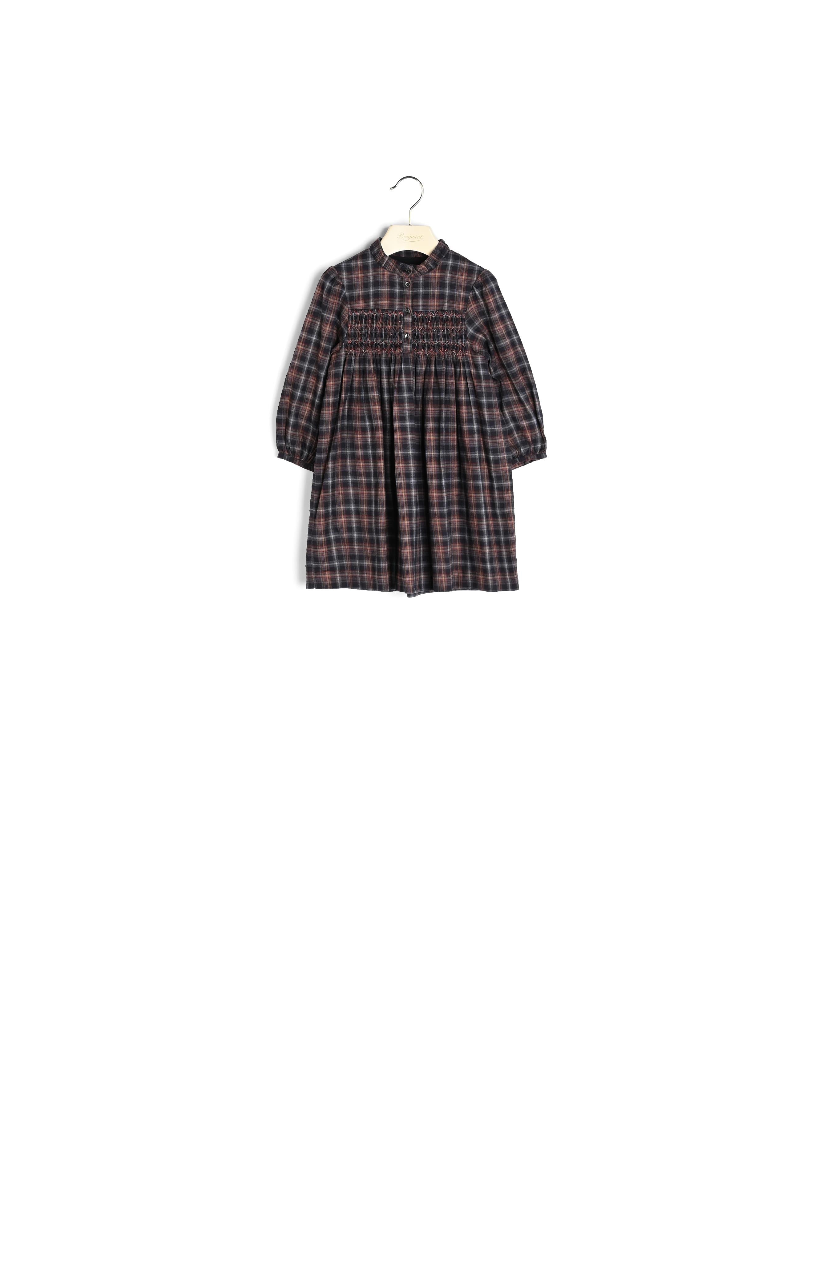 Robe smockée à carreaux - Bonpoint vintage