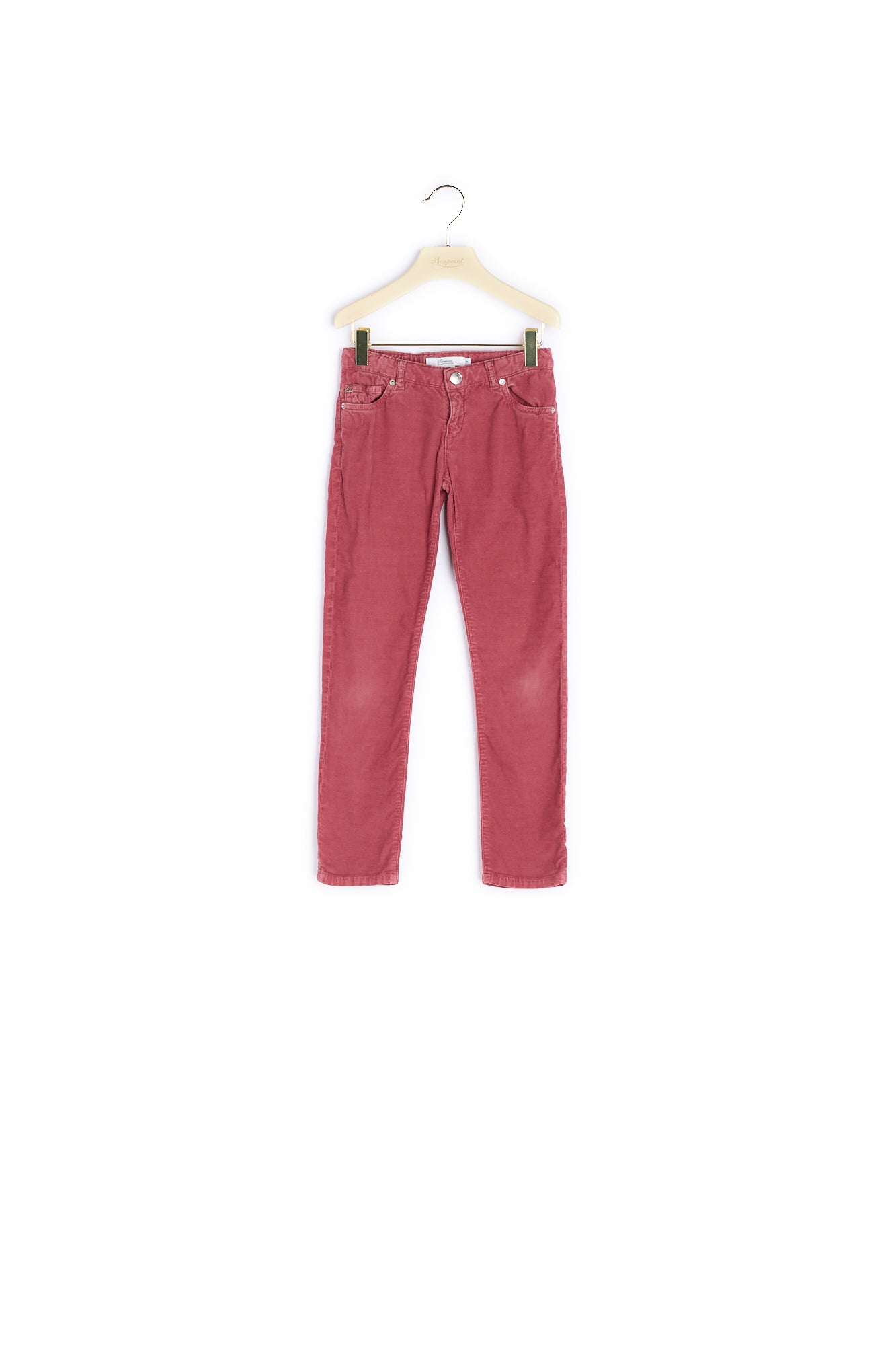 Pantalon slim en velours milleraies - Bonpoint vintage
