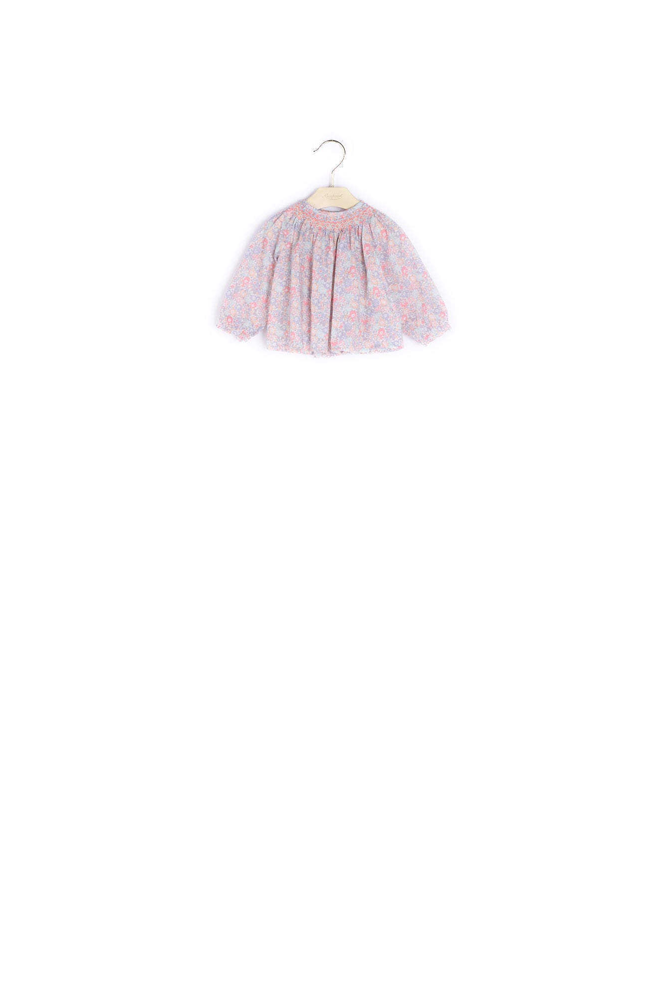 Blouse Griotte à motif Liberty - Bonpoint vintage