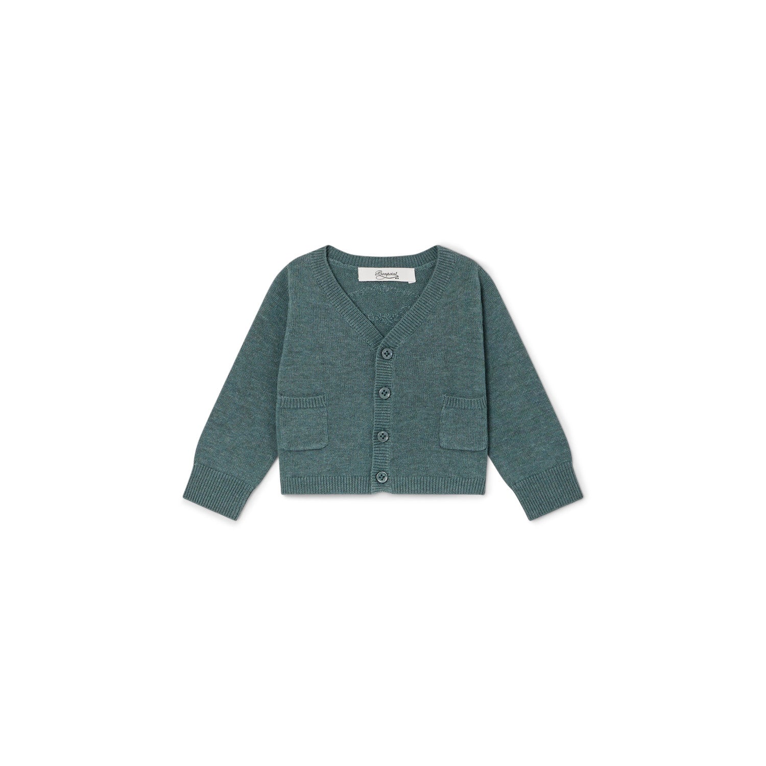 Cardigan avec blason brodé - Bonpoint vintage