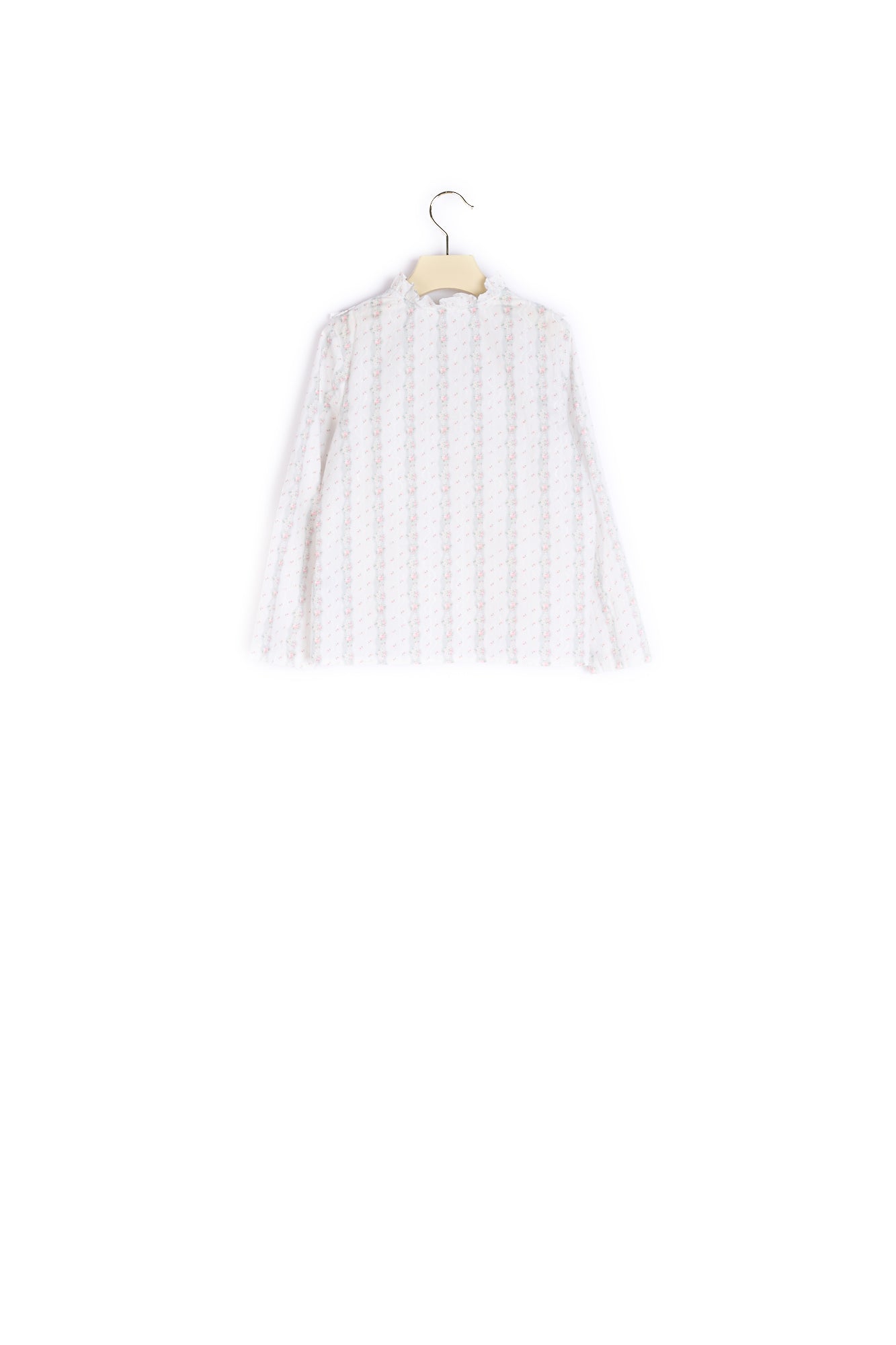 Chemise en popeline brodée - Bonpoint vintage