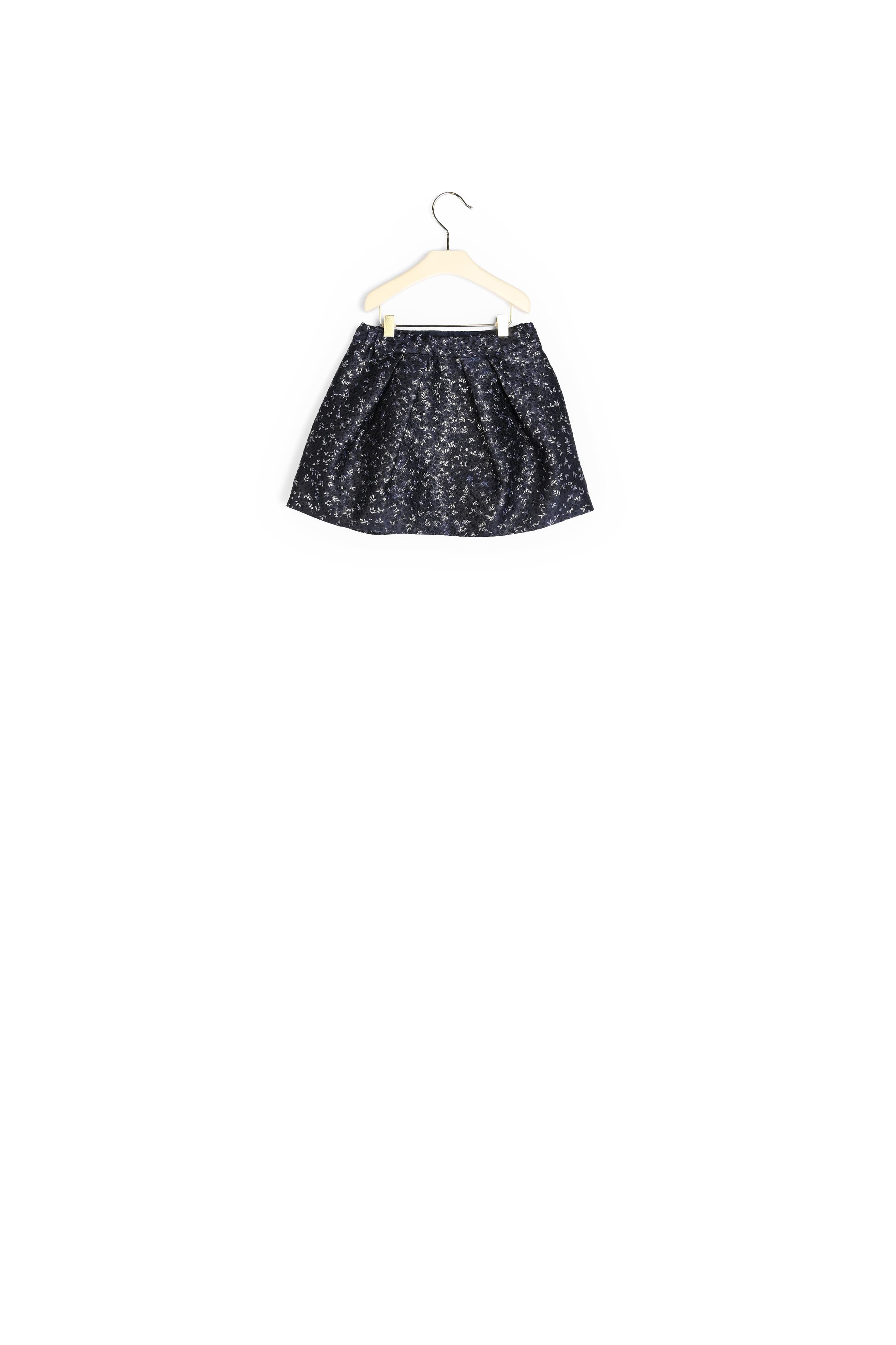 Jupe en jacquard métallisé - Bonpoint vintage
