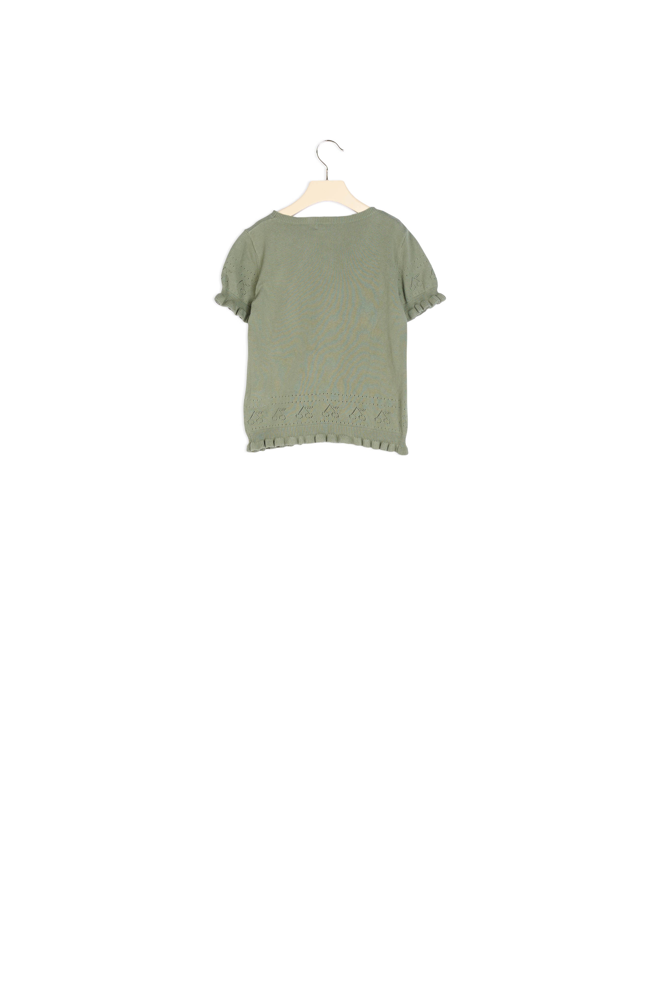 Pull en coton ajouré - Bonpoint vintage