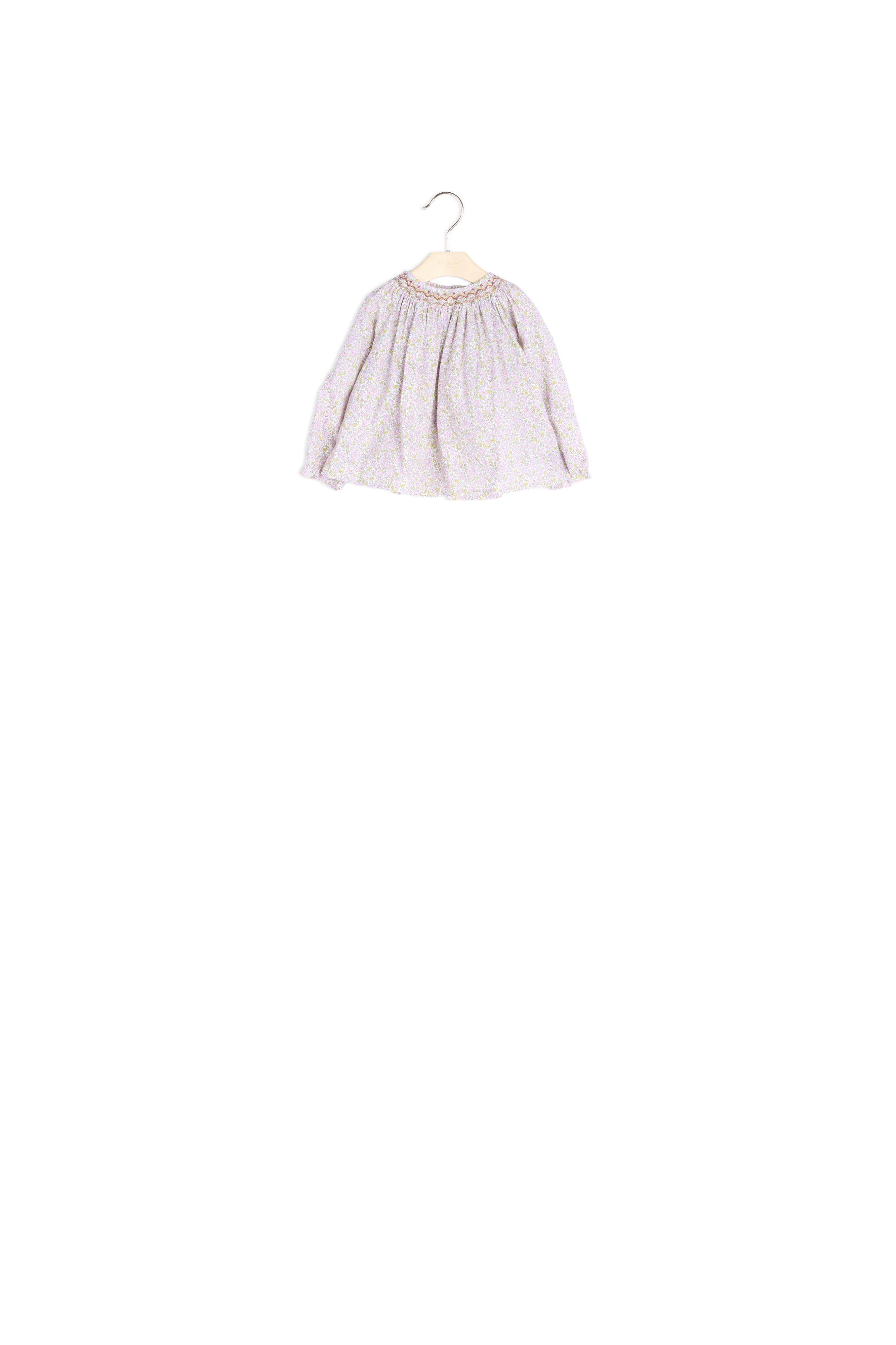Blouse smockée Griotte - Bonpoint vintage