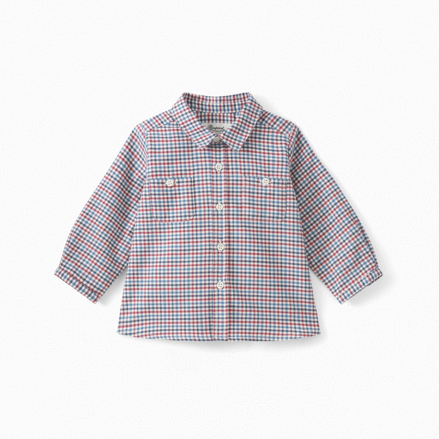 Chemise imprimée en twill - Bonpoint vintage
