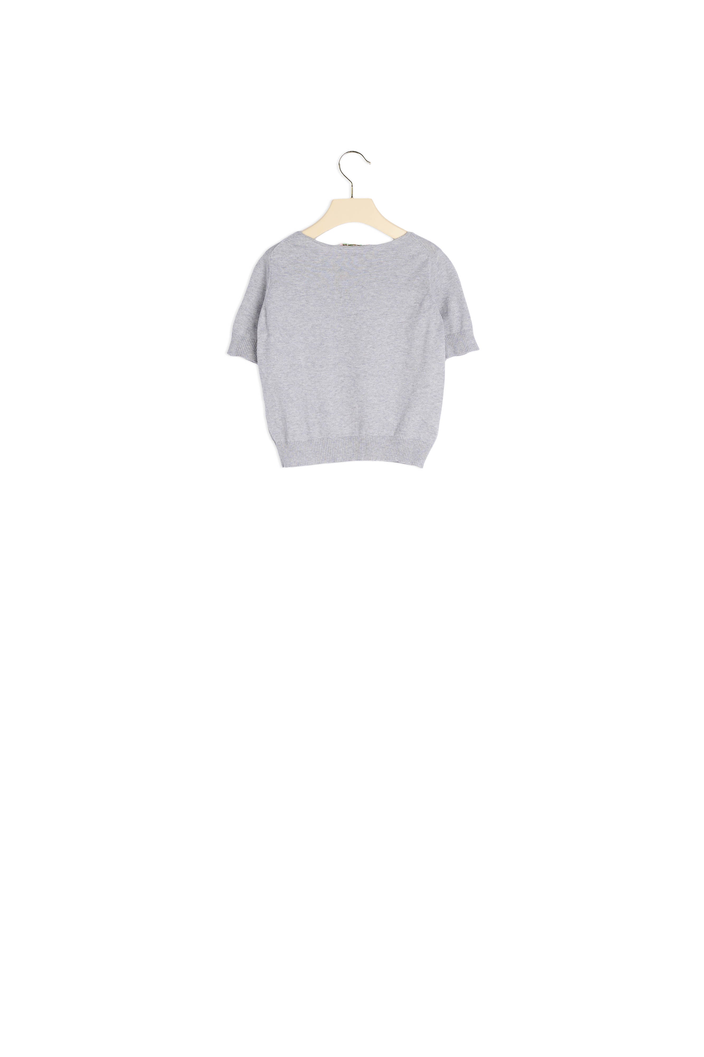 Pull manches courtes sequins - Bonpoint vintage