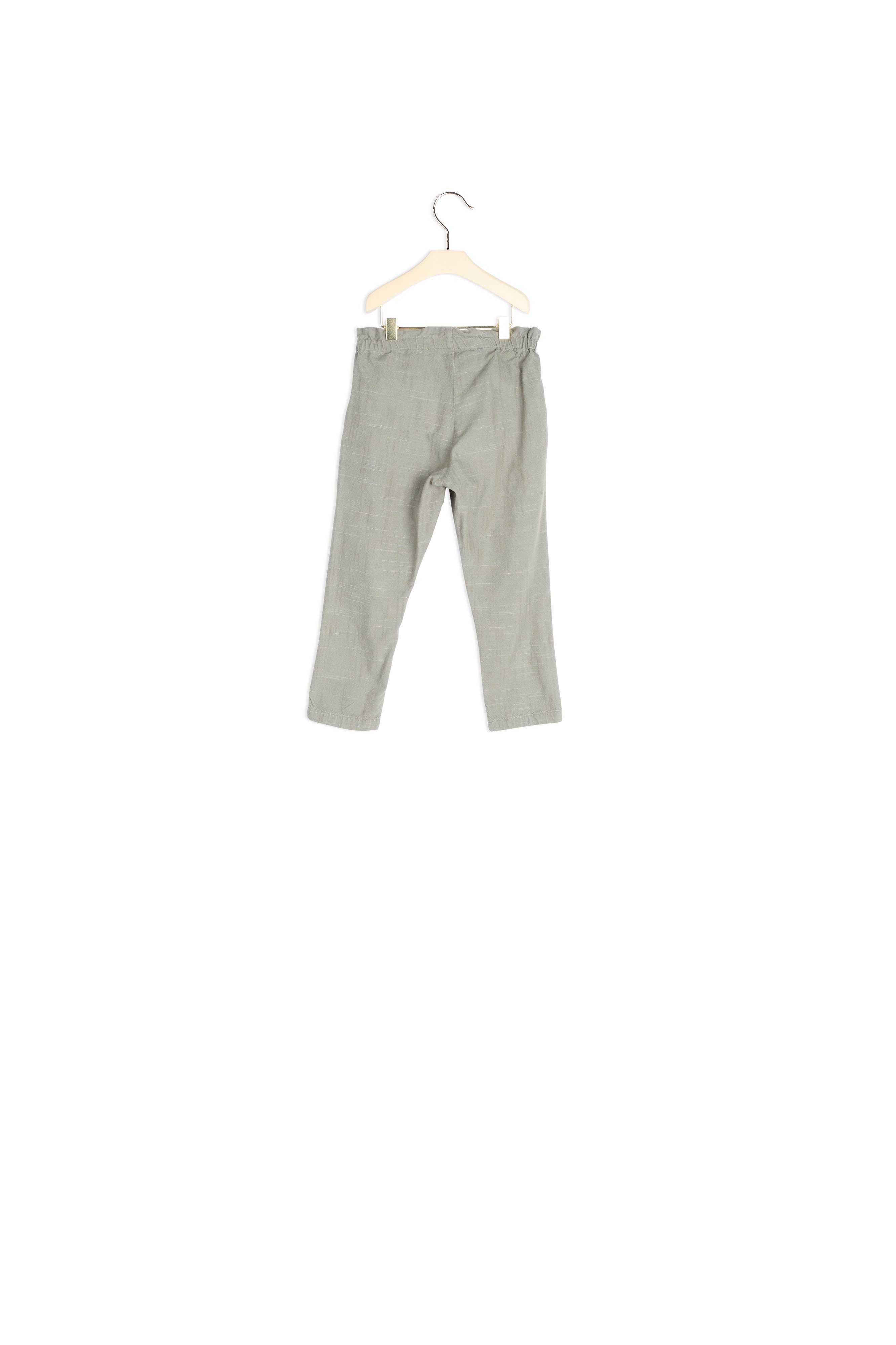 Pantalon en coton chambray fille - Bonpoint vintage