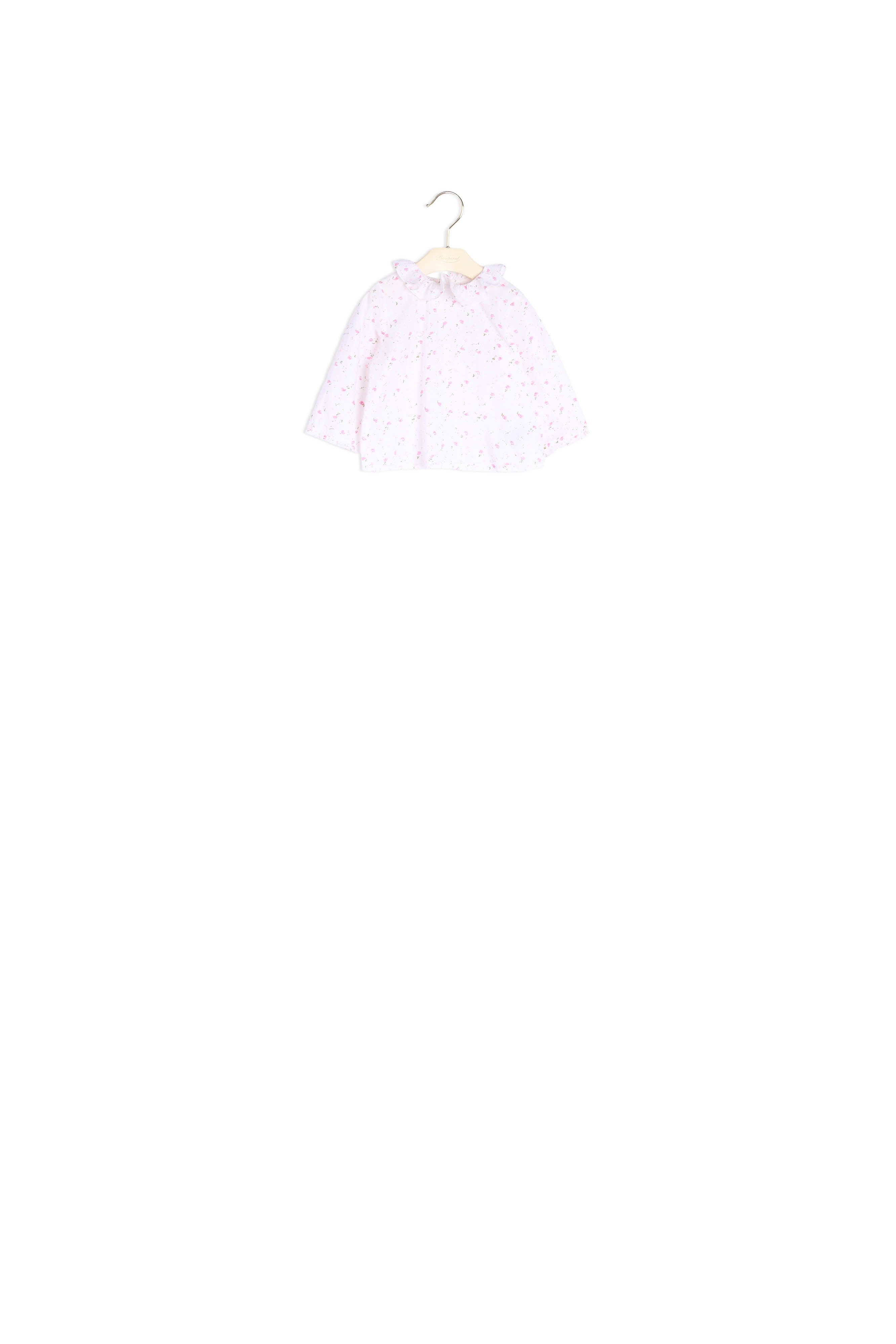 Blouse imprimée à col volanté - Bonpoint vintage