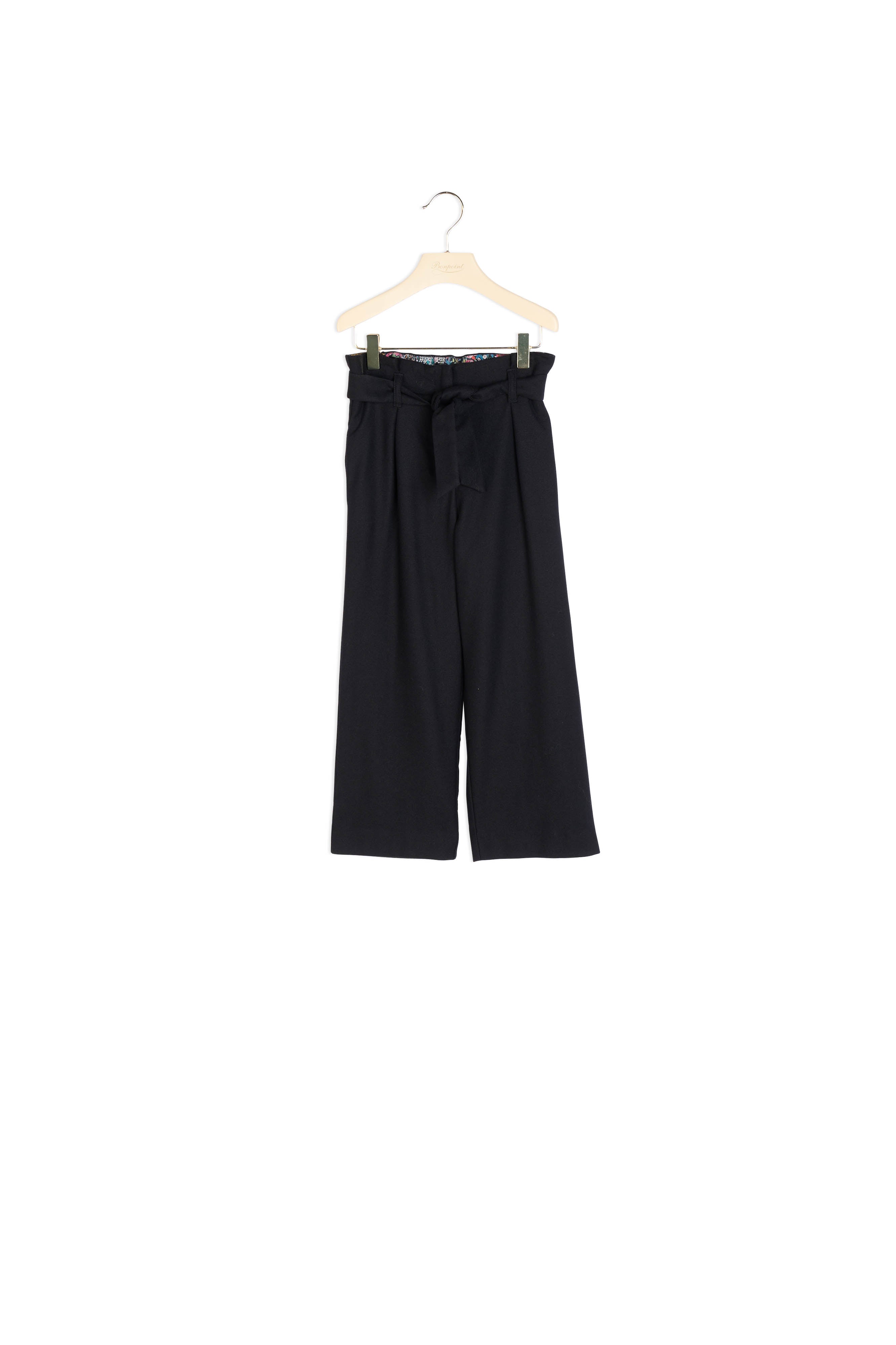 Pantalon en flanelle ceinturé - Bonpoint vintage