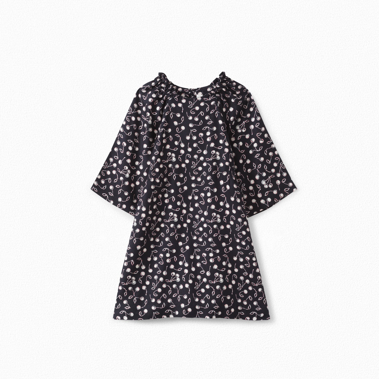 Robe en twill imprimé cerises fille - Bonpoint vintage